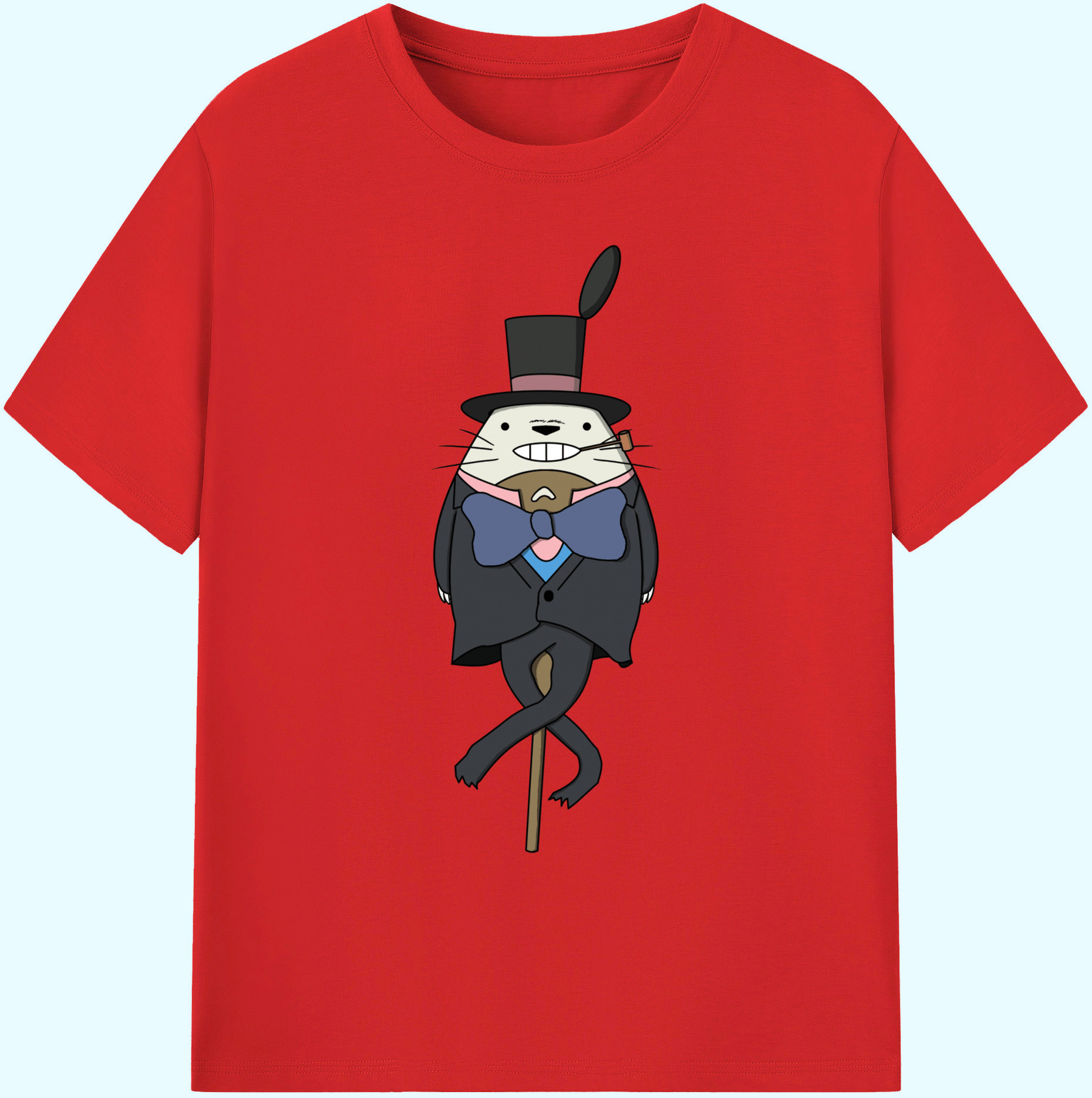 （画像用） となりのトトロ 草壁メイ 草壁サツキ My Neighbor Totoro Satsuki Kusakabe Mei Kusakabe 綿100％ メンズ半袖Tシャツ｜肌触りやわらか＆通気性