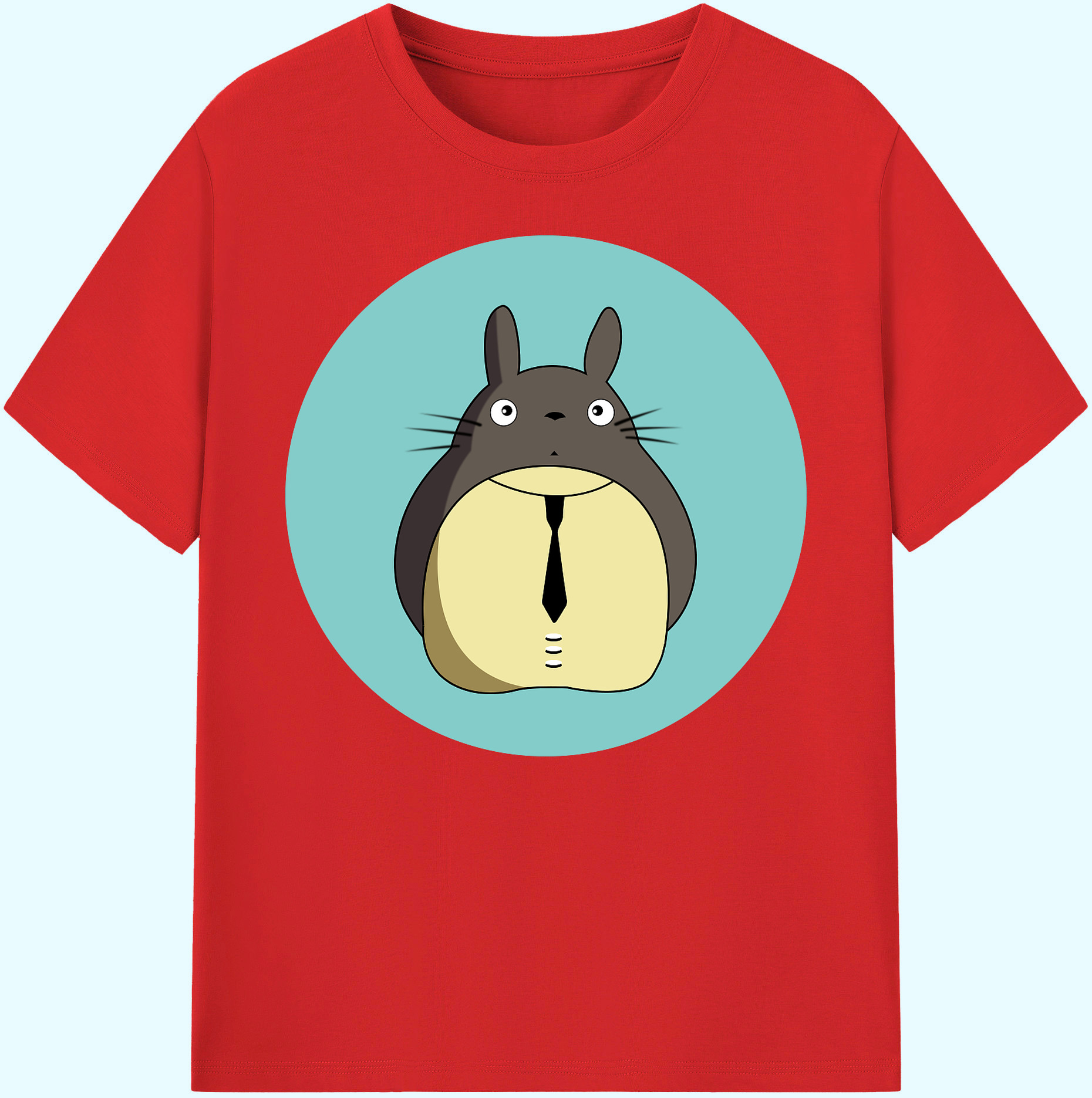 （画像用） となりのトトロ 草壁メイ 草壁サツキ My Neighbor Totoro Satsuki Kusakabe Mei Kusakabe 綿100％ メンズ半袖Tシャツ｜肌触りやわらか＆通気性