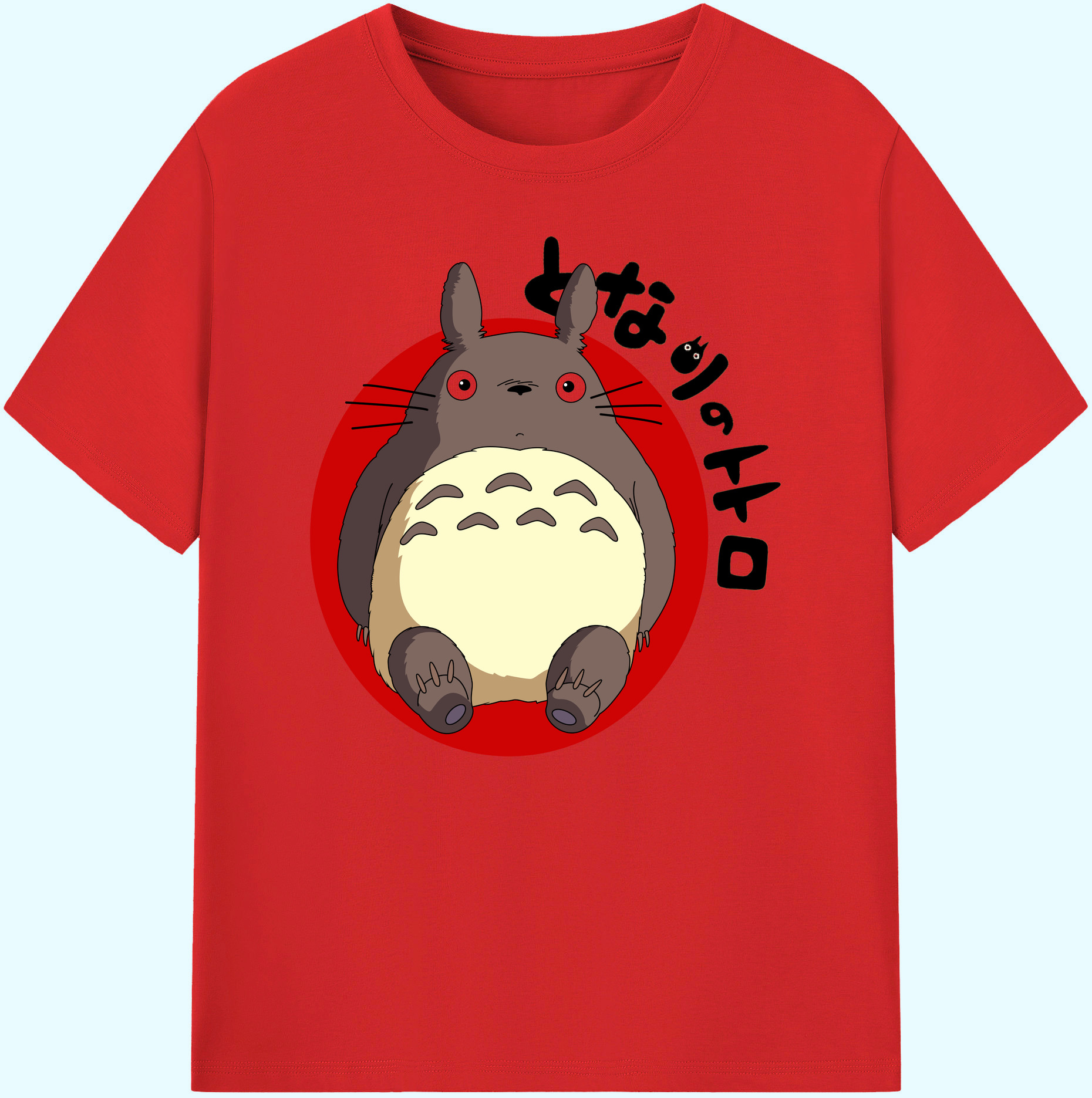 （画像用） となりのトトロ 草壁メイ 草壁サツキ My Neighbor Totoro Satsuki Kusakabe Mei Kusakabe 綿100％ メンズ半袖Tシャツ｜肌触りやわらか＆通気性
