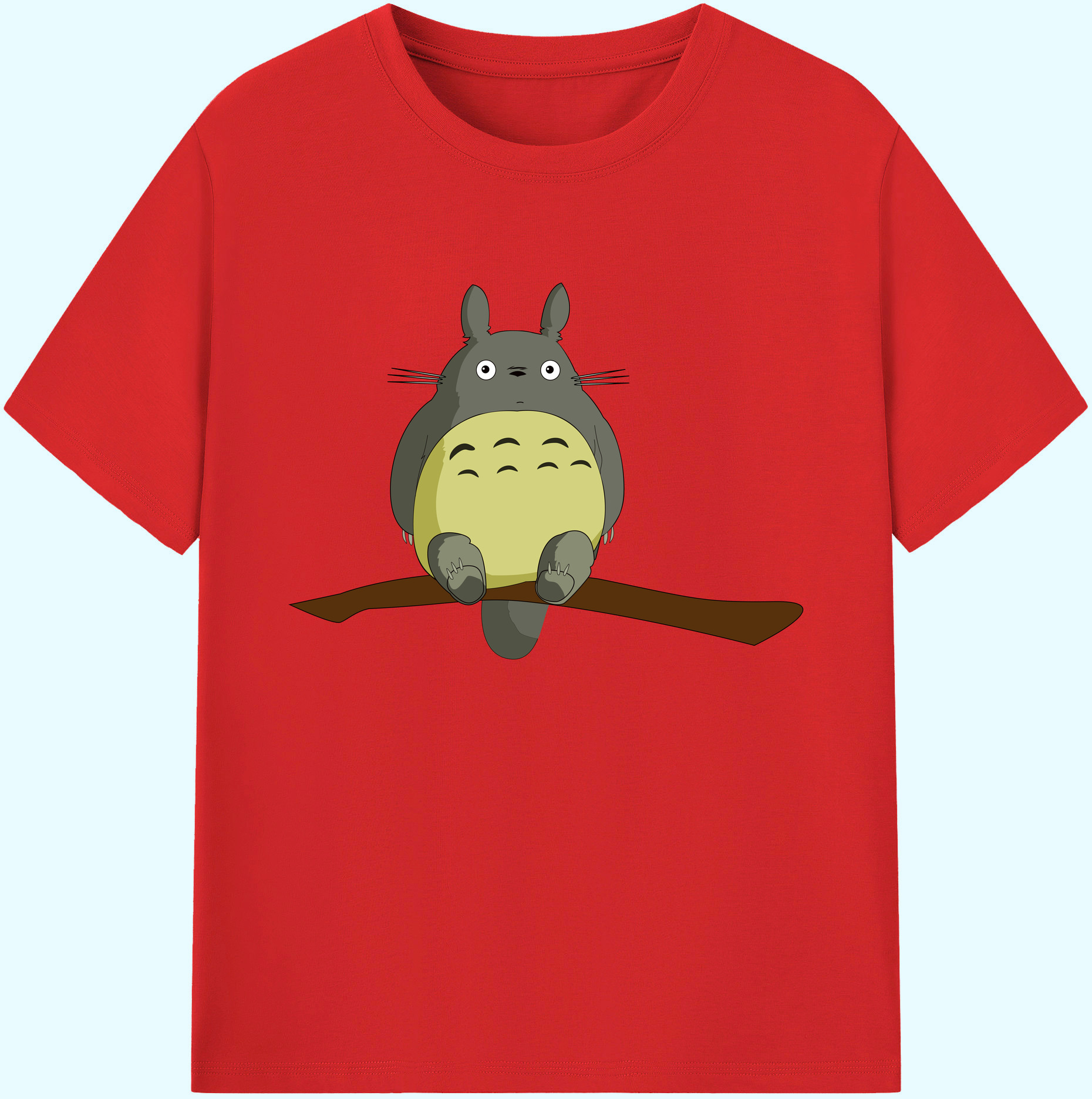 （画像用） となりのトトロ 草壁メイ 草壁サツキ My Neighbor Totoro Satsuki Kusakabe Mei Kusakabe 綿100％ メンズ半袖Tシャツ｜肌触りやわらか＆通気性