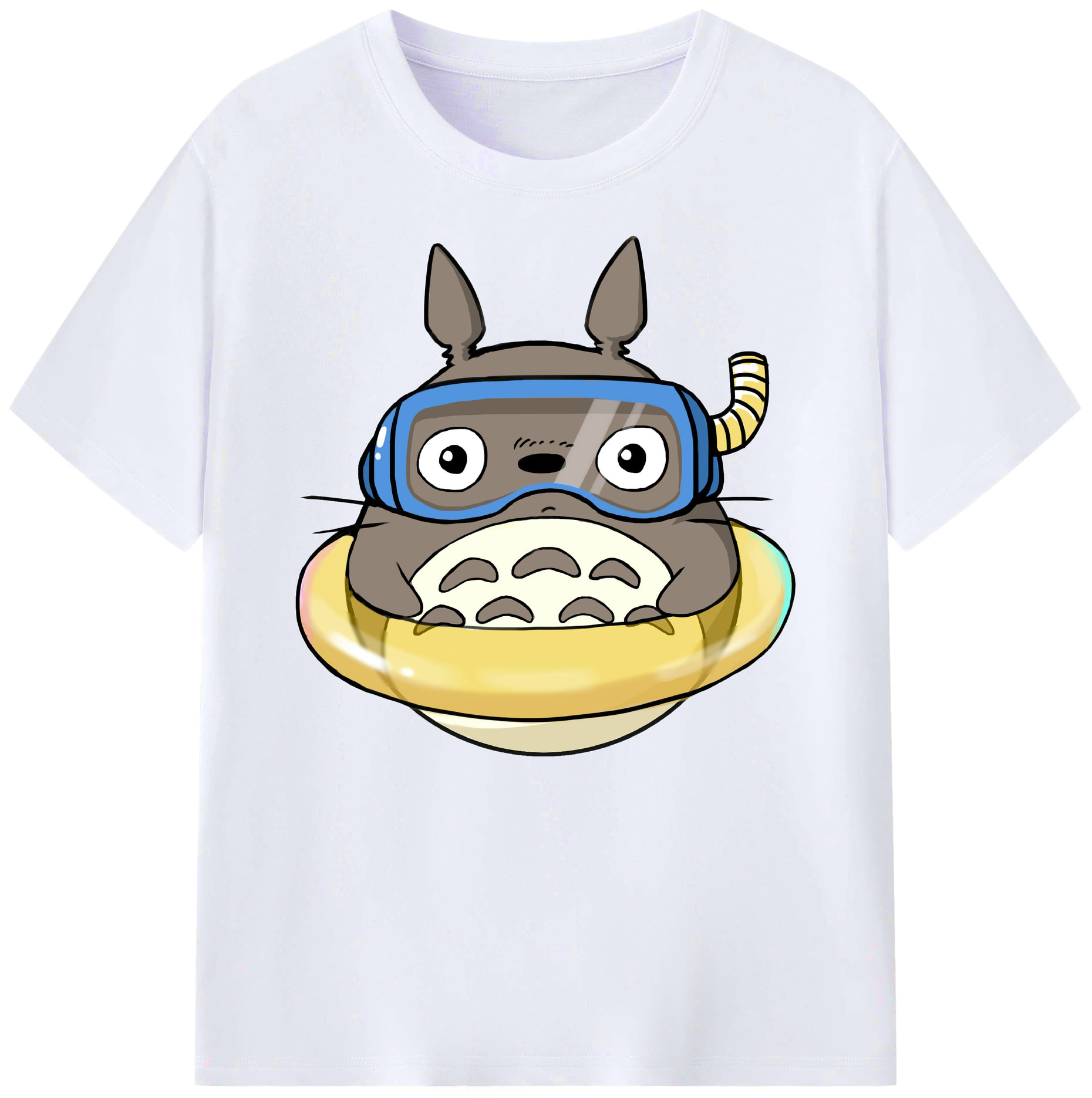（画像用） となりのトトロ 草壁メイ 草壁サツキ My Neighbor Totoro Satsuki Kusakabe Mei Kusakabe 綿100％ メンズ半袖Tシャツ｜肌触りやわらか＆通気性