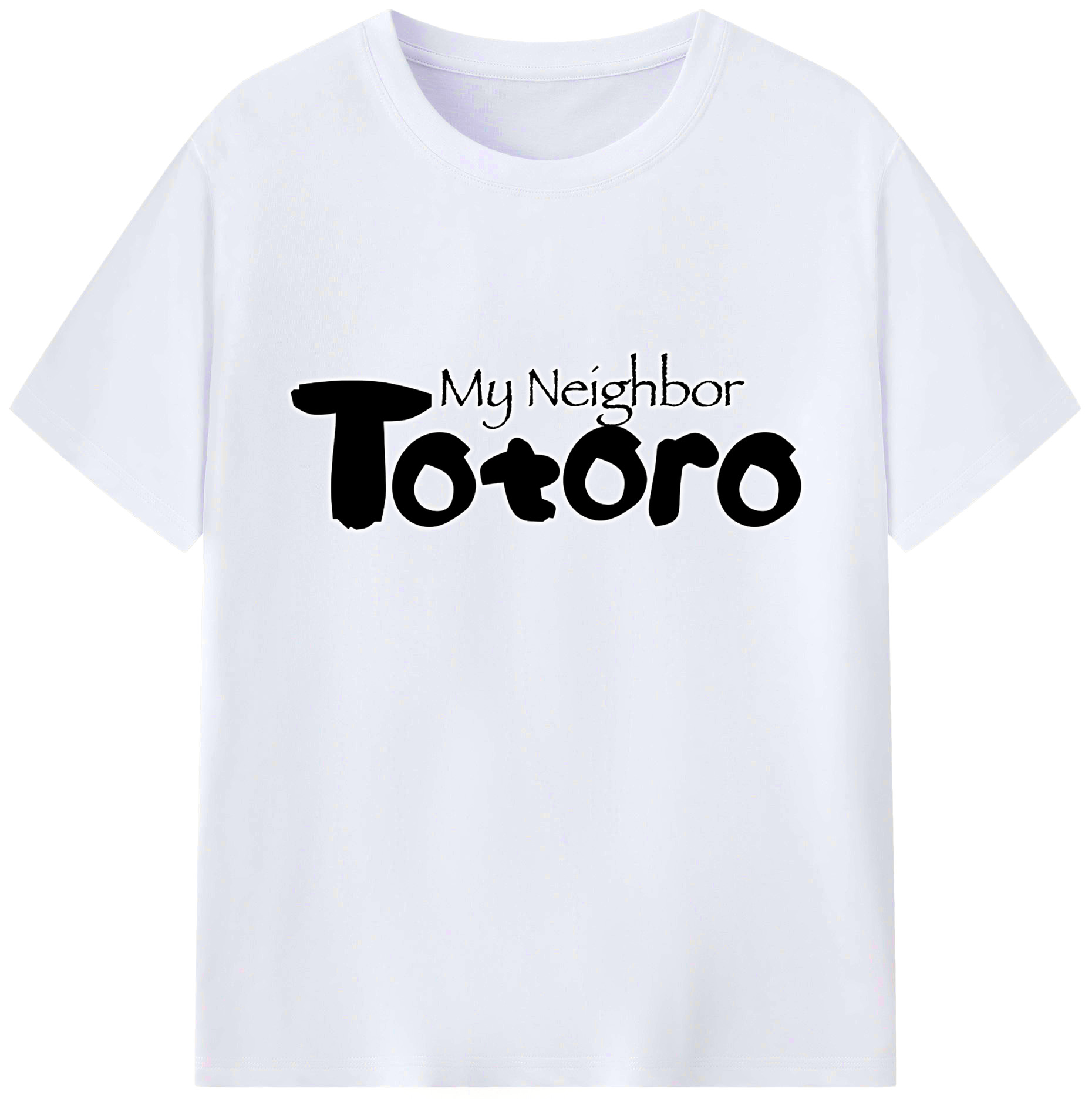 （画像用） となりのトトロ 草壁メイ 草壁サツキ My Neighbor Totoro Satsuki Kusakabe Mei Kusakabe 綿100％ メンズ半袖Tシャツ｜肌触りやわらか＆通気性