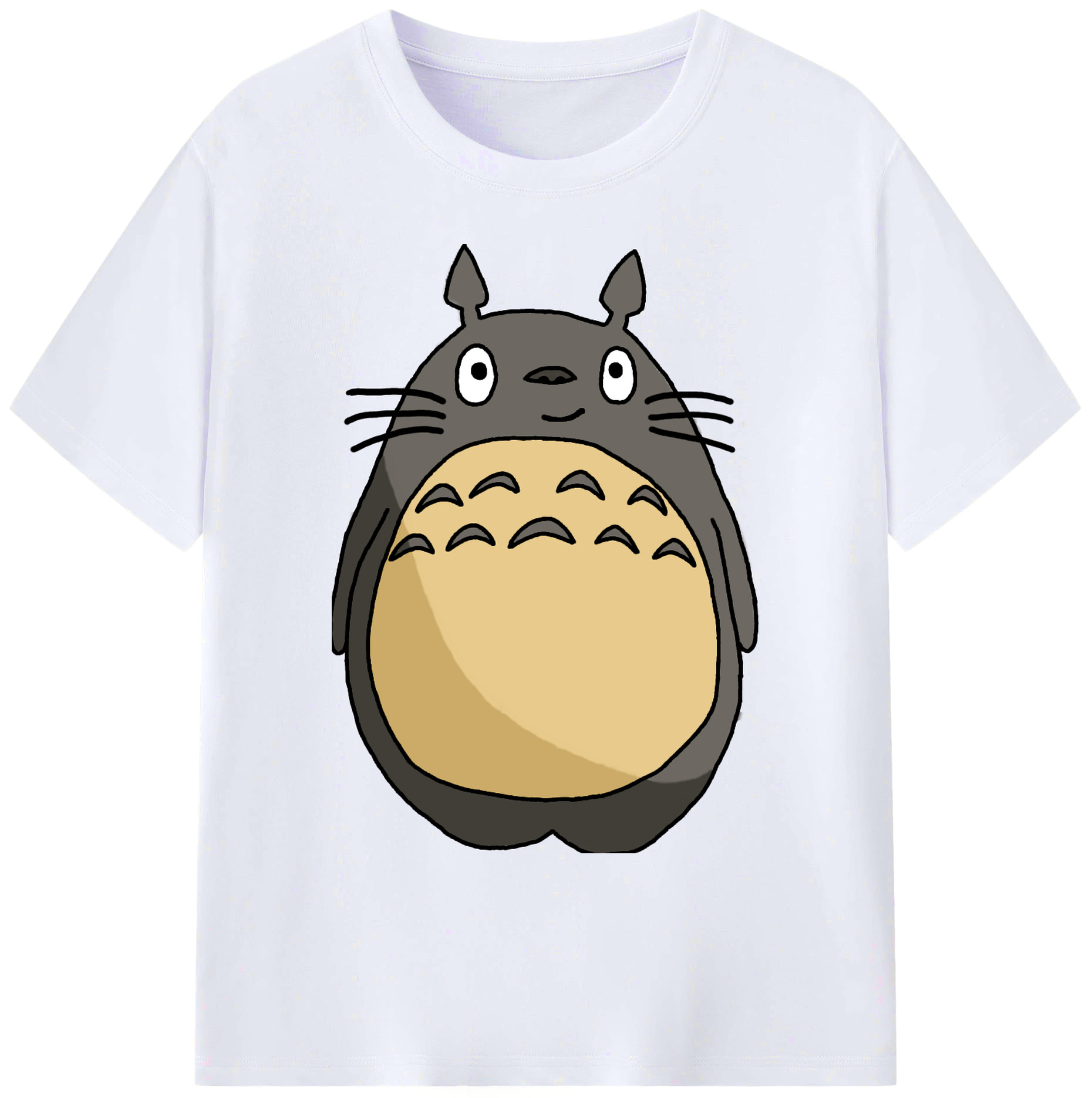 （画像用） となりのトトロ 草壁メイ 草壁サツキ My Neighbor Totoro Satsuki Kusakabe Mei Kusakabe 綿100％ メンズ半袖Tシャツ｜肌触りやわらか＆通気性