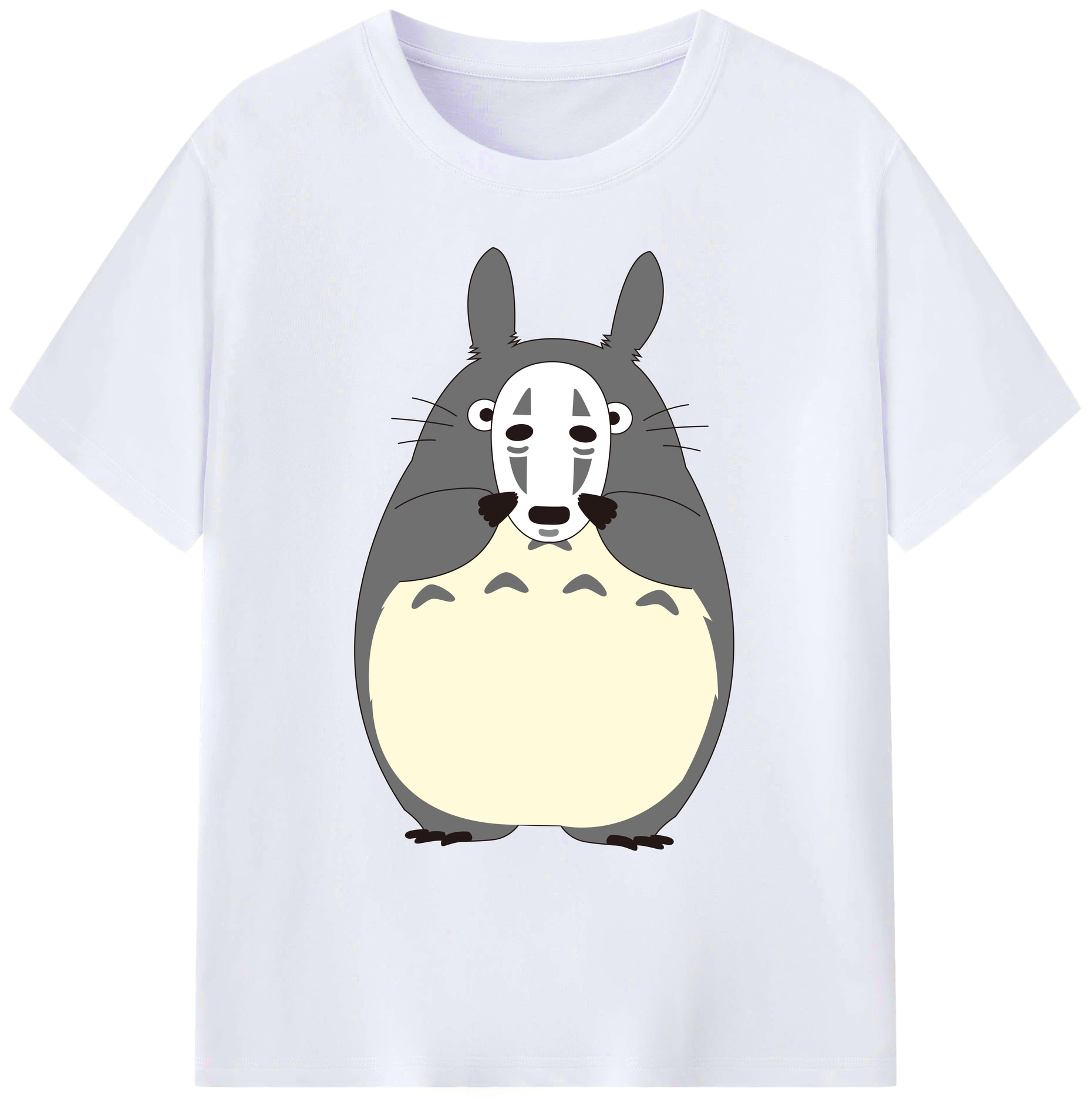 （画像用） となりのトトロ 草壁メイ 草壁サツキ My Neighbor Totoro Satsuki Kusakabe Mei Kusakabe 綿100％ メンズ半袖Tシャツ｜肌触りやわらか＆通気性