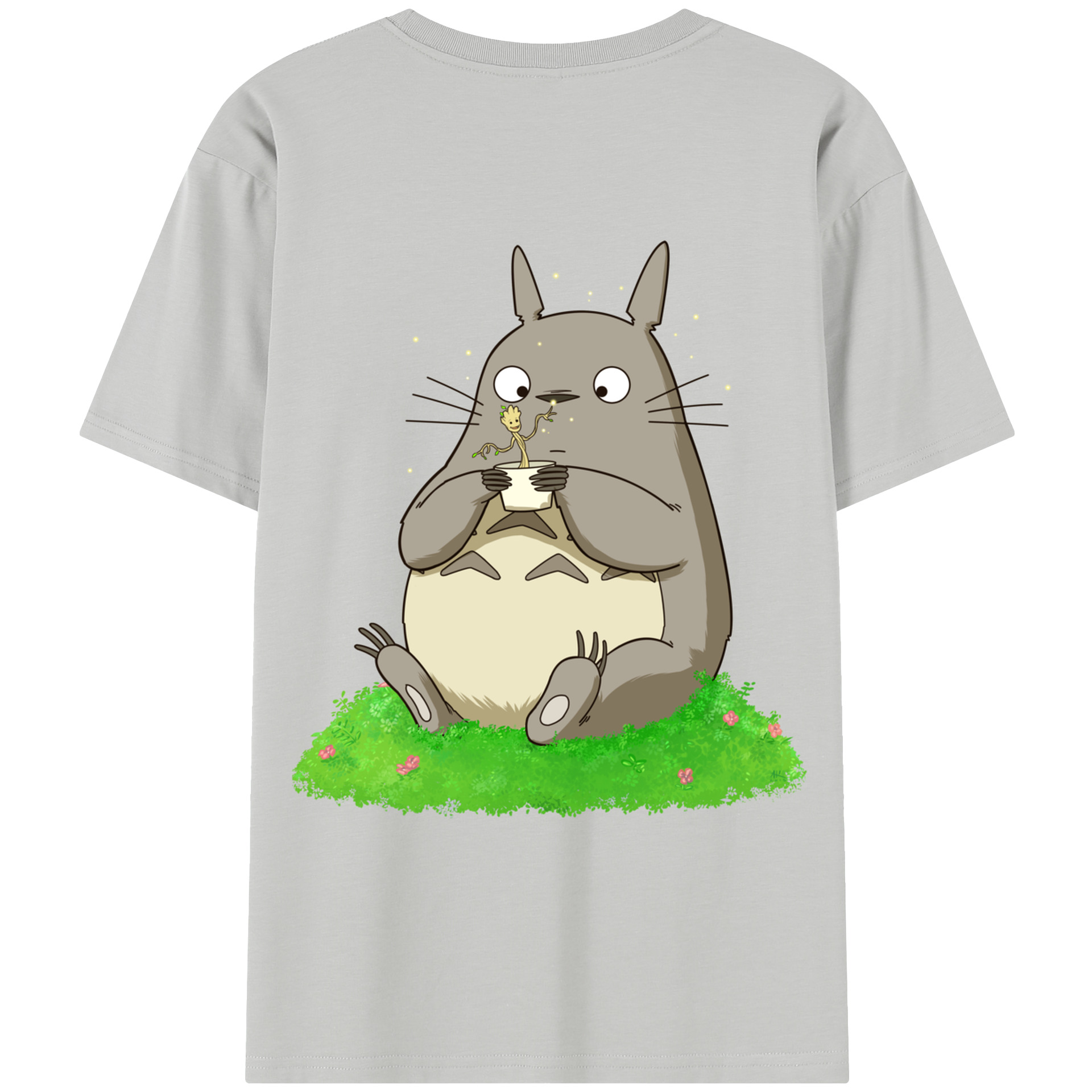（画像用） となりのトトロ 草壁メイ 草壁サツキ My Neighbor Totoro Satsuki Kusakabe Mei Kusakabe レディース半袖Tシャツ(バックプリント)