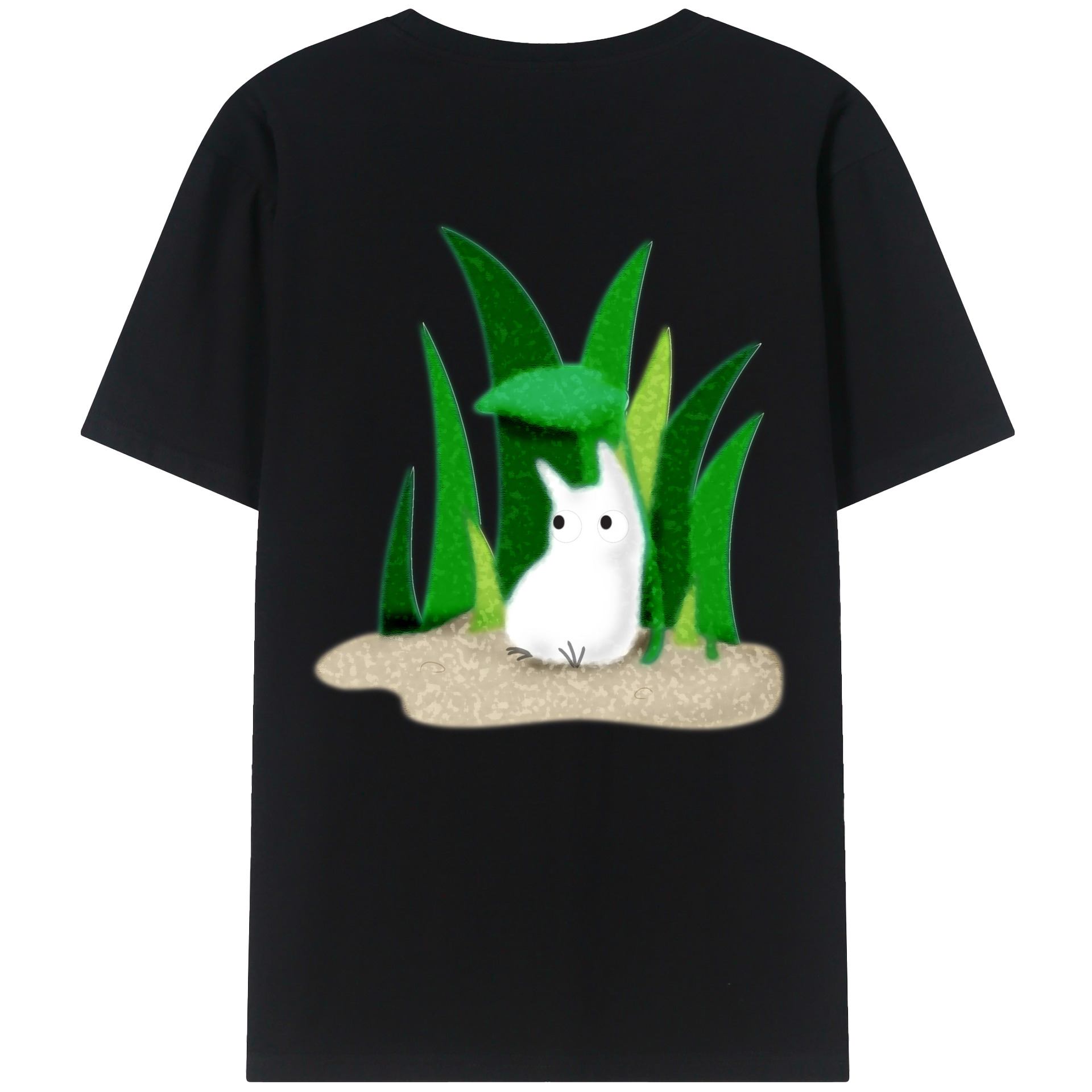 （画像用） となりのトトロ 草壁メイ 草壁サツキ My Neighbor Totoro Satsuki Kusakabe Mei Kusakabe レディース半袖Tシャツ(バックプリント)