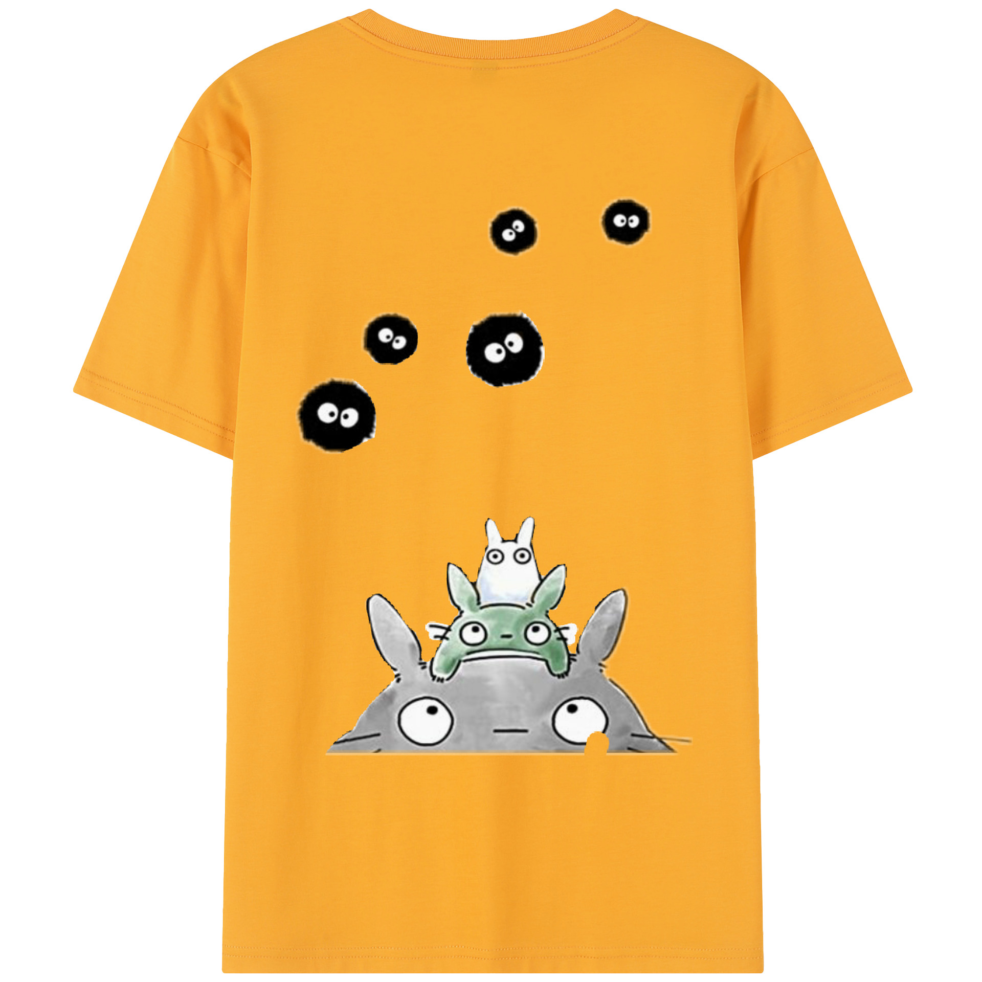 （画像用） となりのトトロ 草壁メイ 草壁サツキ My Neighbor Totoro Satsuki Kusakabe Mei Kusakabe レディース半袖Tシャツ(バックプリント)