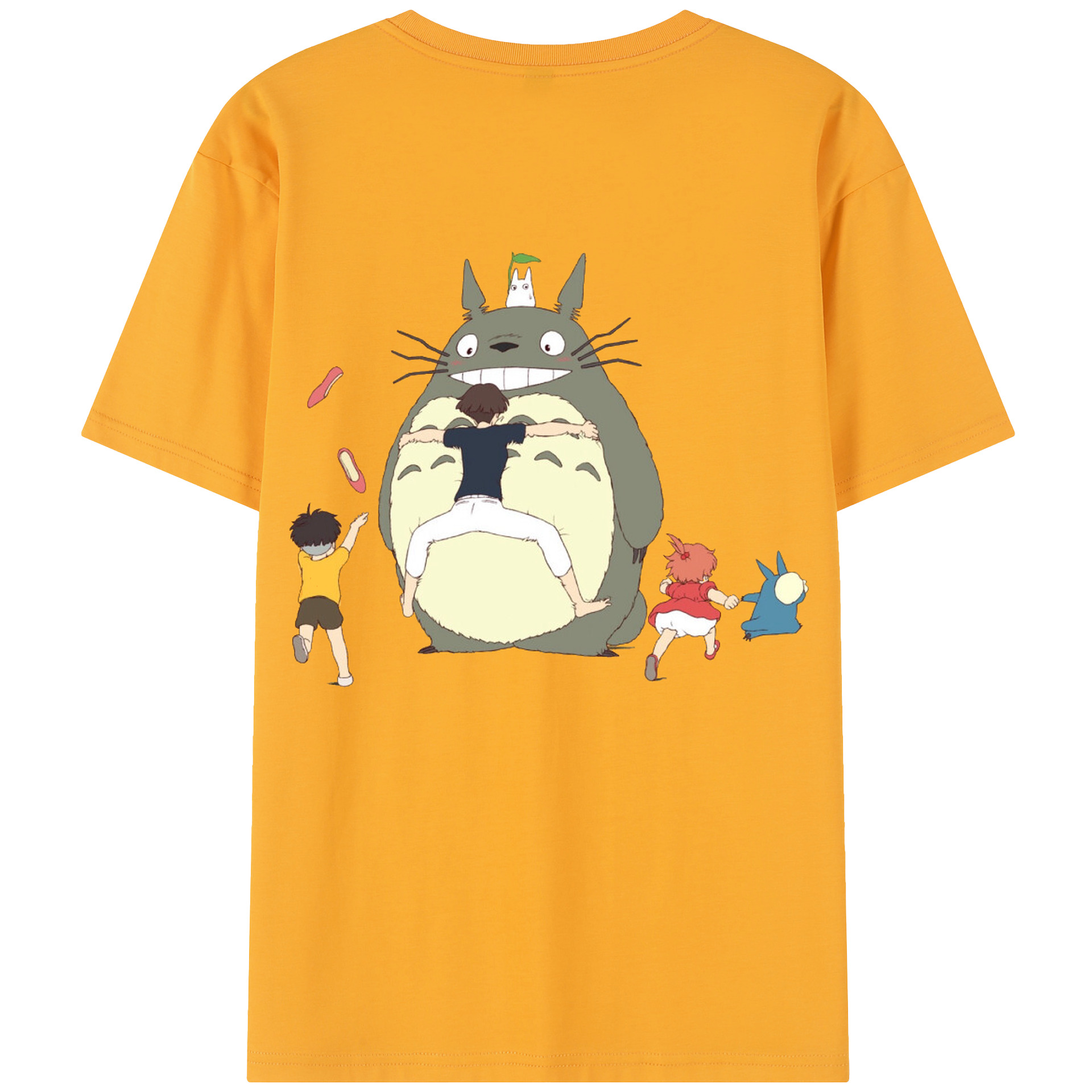 （画像用） となりのトトロ 草壁メイ 草壁サツキ My Neighbor Totoro Satsuki Kusakabe Mei Kusakabe レディース半袖Tシャツ(バックプリント)