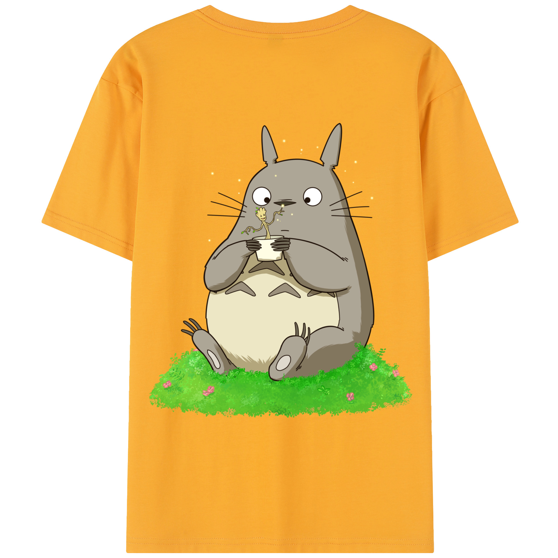 （画像用） となりのトトロ 草壁メイ 草壁サツキ My Neighbor Totoro Satsuki Kusakabe Mei Kusakabe レディース半袖Tシャツ(バックプリント)