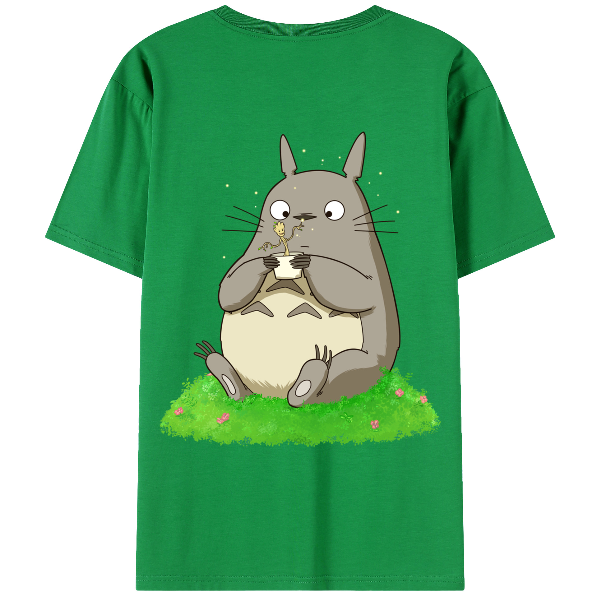 （画像用） となりのトトロ 草壁メイ 草壁サツキ My Neighbor Totoro Satsuki Kusakabe Mei Kusakabe レディース半袖Tシャツ(バックプリント)