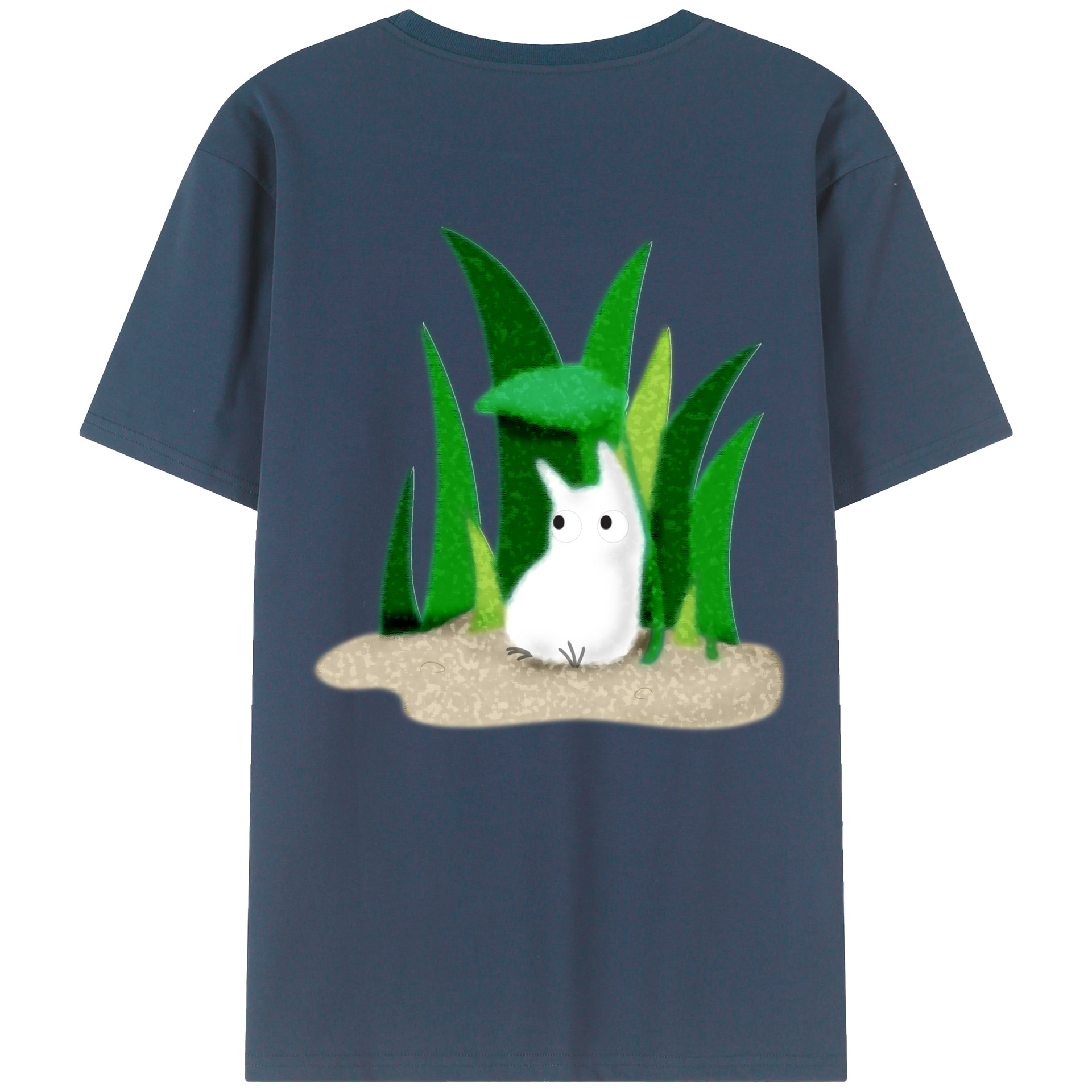 （画像用） となりのトトロ 草壁メイ 草壁サツキ My Neighbor Totoro Satsuki Kusakabe Mei Kusakabe レディース半袖Tシャツ(バックプリント)