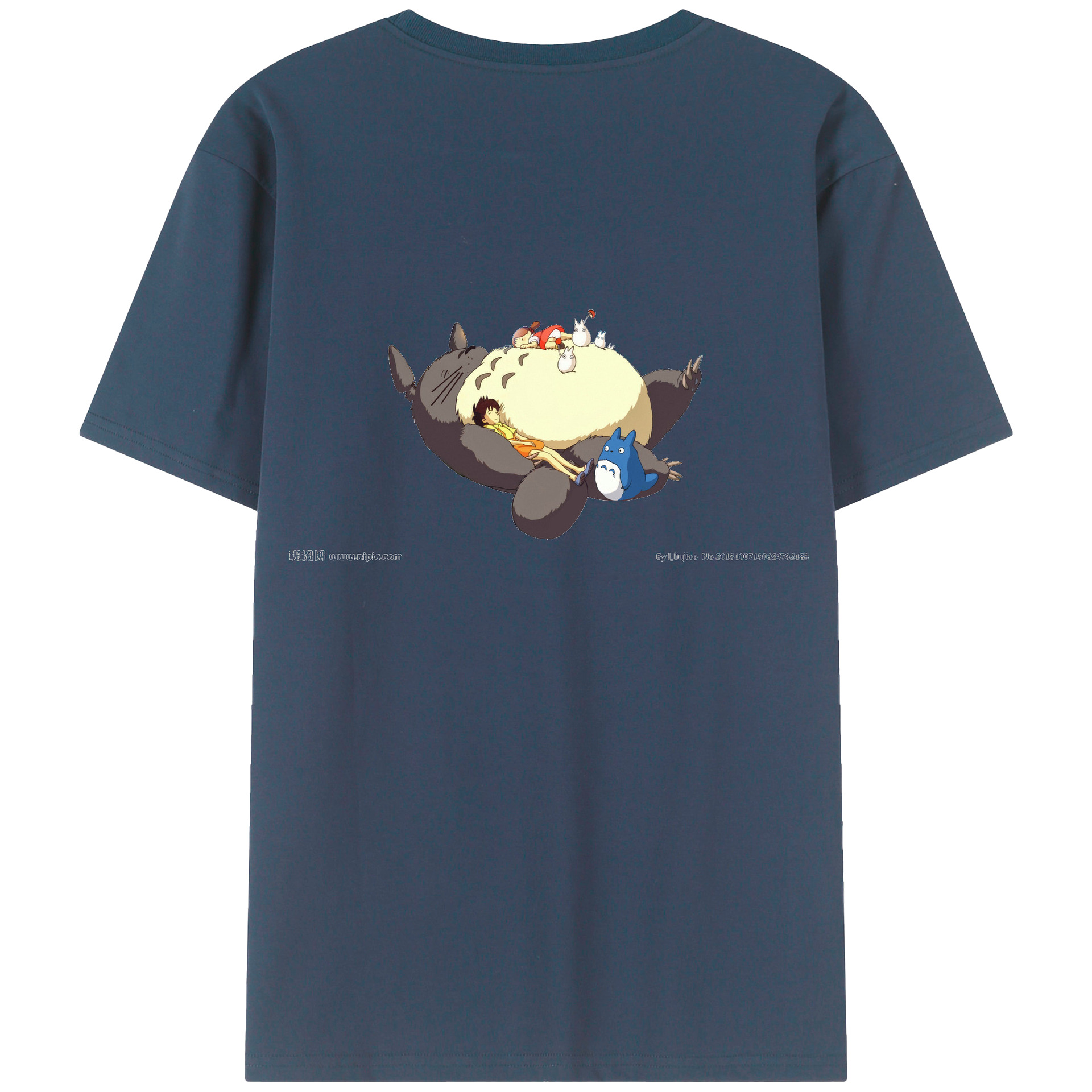 （画像用） となりのトトロ 草壁メイ 草壁サツキ My Neighbor Totoro Satsuki Kusakabe Mei Kusakabe レディース半袖Tシャツ(バックプリント)
