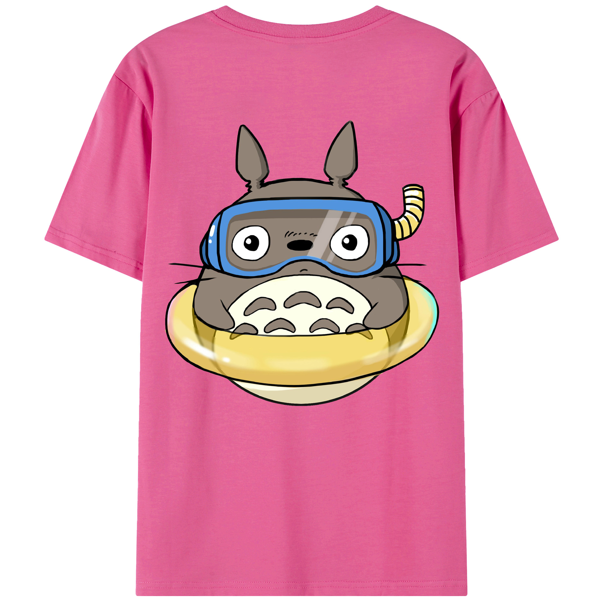 （画像用） となりのトトロ 草壁メイ 草壁サツキ My Neighbor Totoro Satsuki Kusakabe Mei Kusakabe レディース半袖Tシャツ(バックプリント)