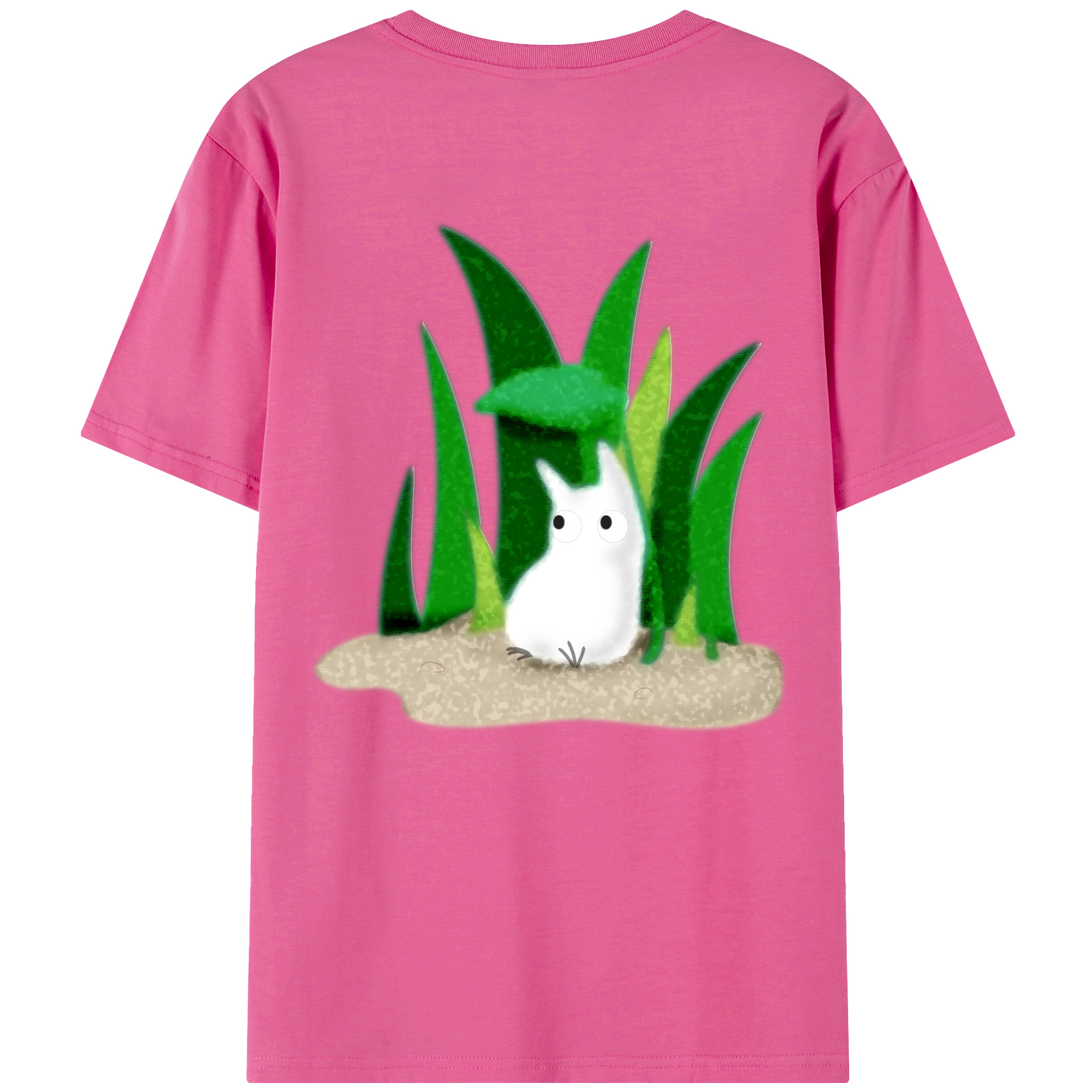 （画像用） となりのトトロ 草壁メイ 草壁サツキ My Neighbor Totoro Satsuki Kusakabe Mei Kusakabe レディース半袖Tシャツ(バックプリント)