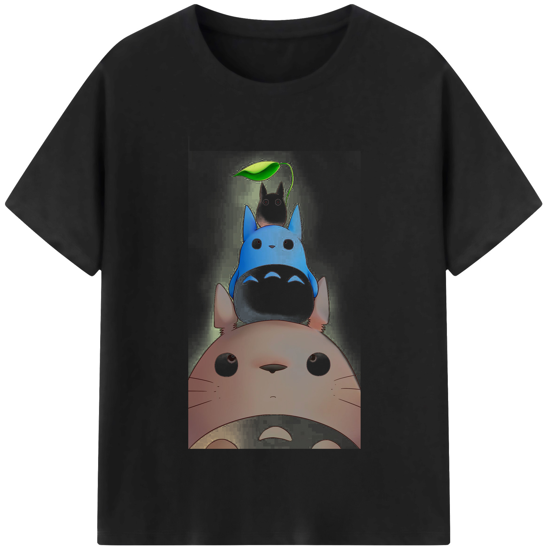 （画像用） となりのトトロ 草壁メイ 草壁サツキ My Neighbor Totoro Satsuki Kusakabe Mei Kusakabe レディースカジュアルプリントTシャツ（綿100％）