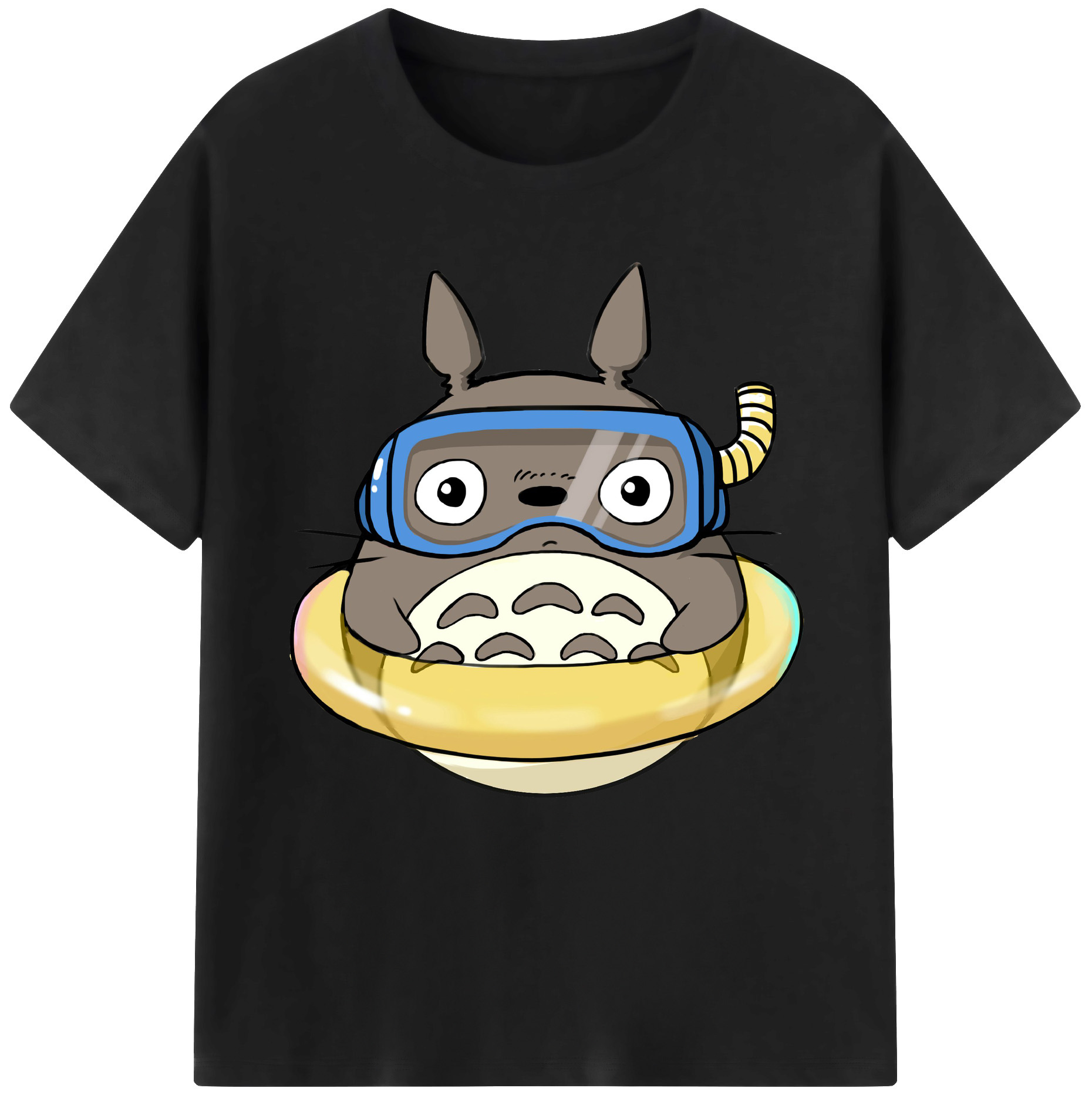 （画像用） となりのトトロ 草壁メイ 草壁サツキ My Neighbor Totoro Satsuki Kusakabe Mei Kusakabe レディースカジュアルプリントTシャツ（綿100％）