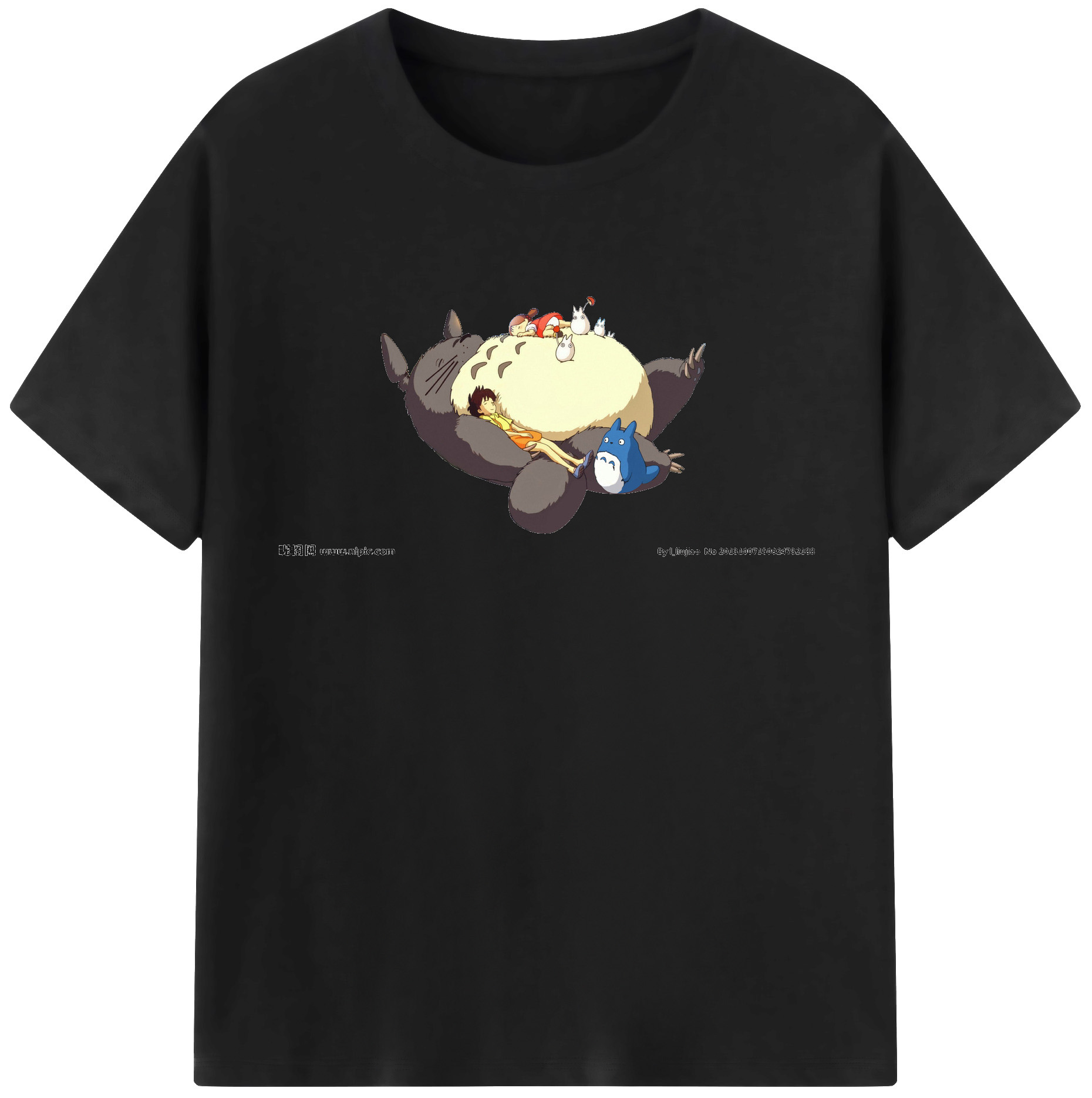 （画像用） となりのトトロ 草壁メイ 草壁サツキ My Neighbor Totoro Satsuki Kusakabe Mei Kusakabe レディースカジュアルプリントTシャツ（綿100％）