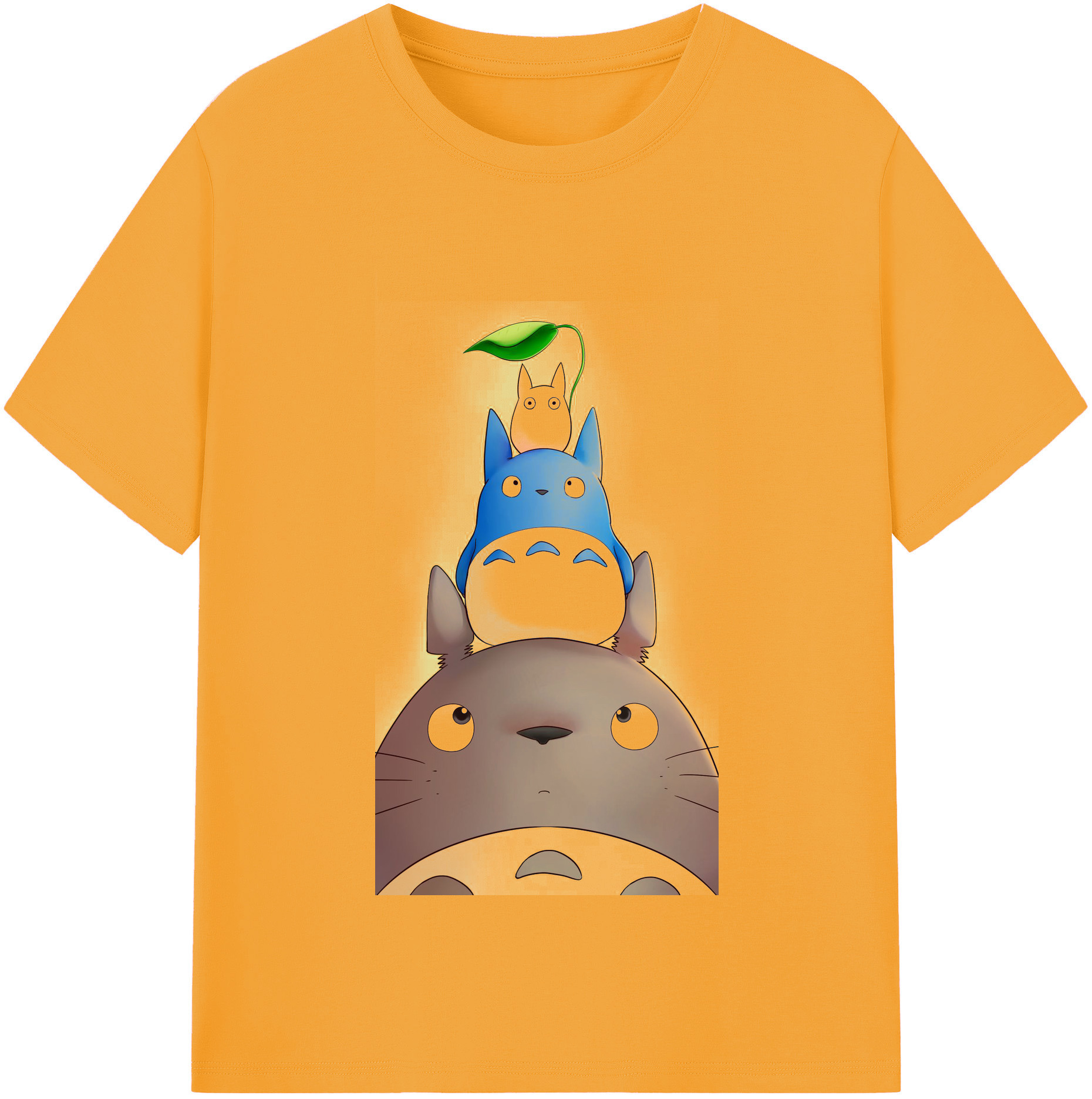 （画像用） となりのトトロ 草壁メイ 草壁サツキ My Neighbor Totoro Satsuki Kusakabe Mei Kusakabe レディースカジュアルプリントTシャツ（綿100％）