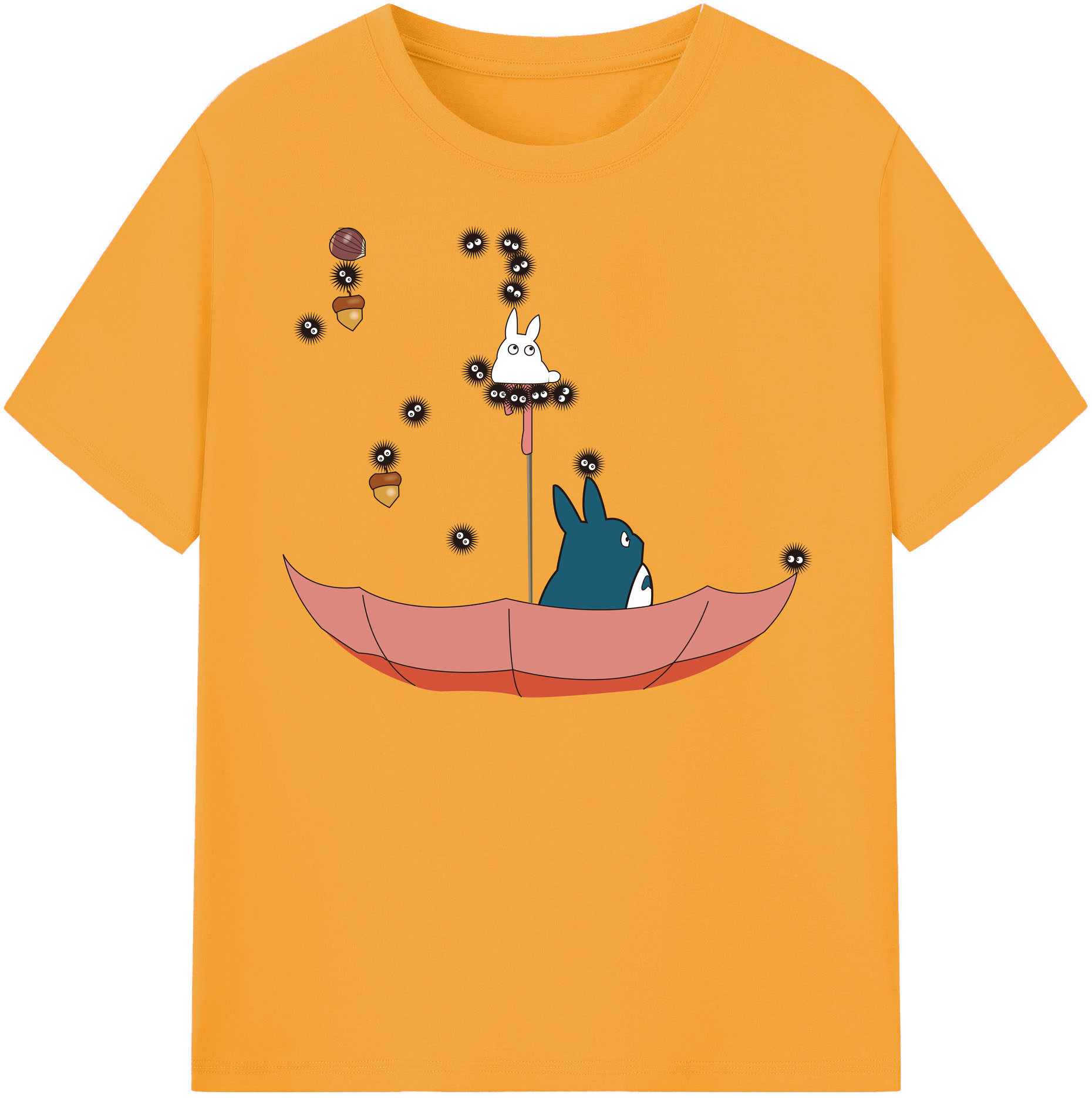 （画像用） となりのトトロ 草壁メイ 草壁サツキ My Neighbor Totoro Satsuki Kusakabe Mei Kusakabe レディースカジュアルプリントTシャツ（綿100％）