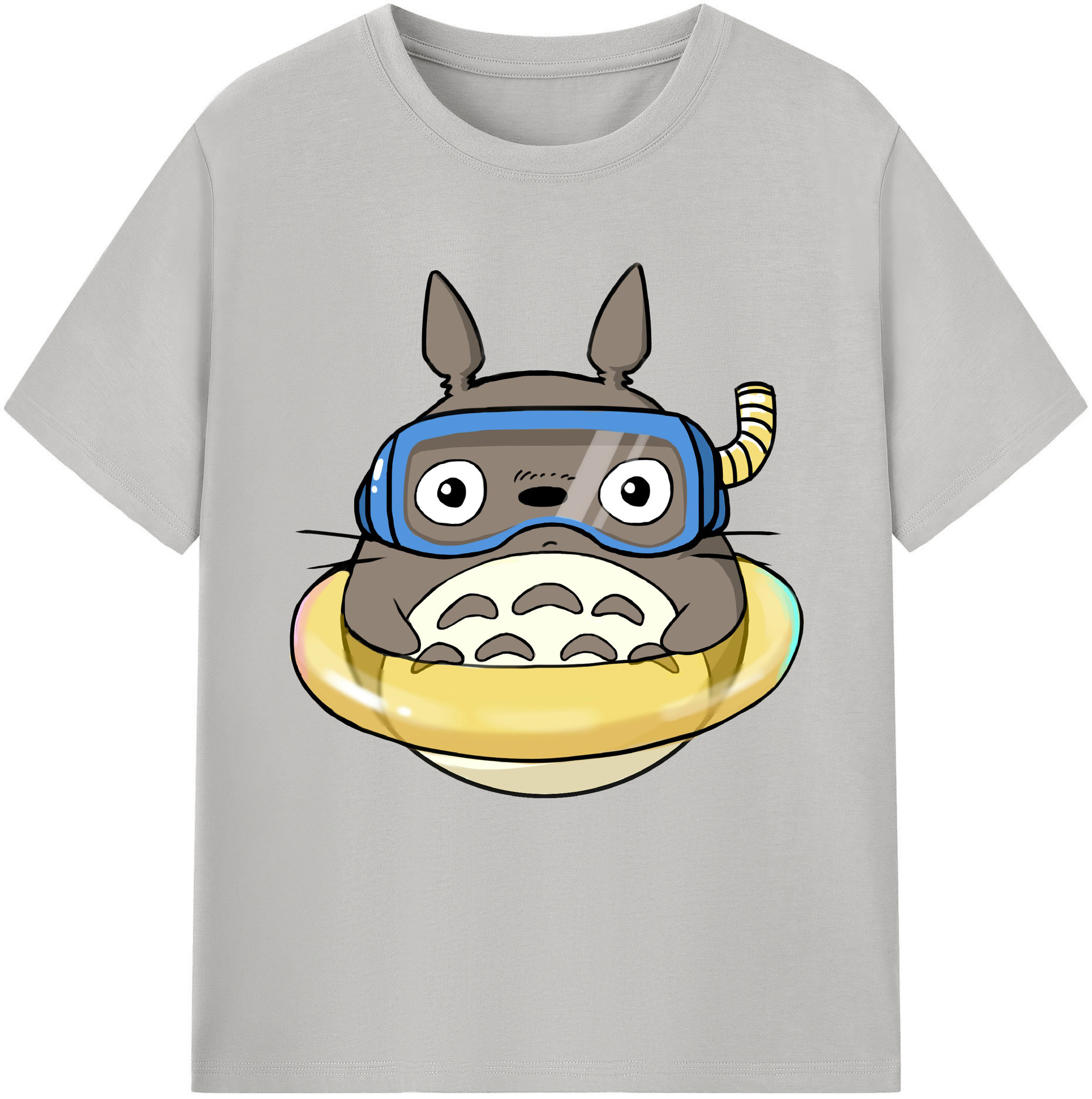 （画像用） となりのトトロ 草壁メイ 草壁サツキ My Neighbor Totoro Satsuki Kusakabe Mei Kusakabe レディースカジュアルプリントTシャツ（綿100％）