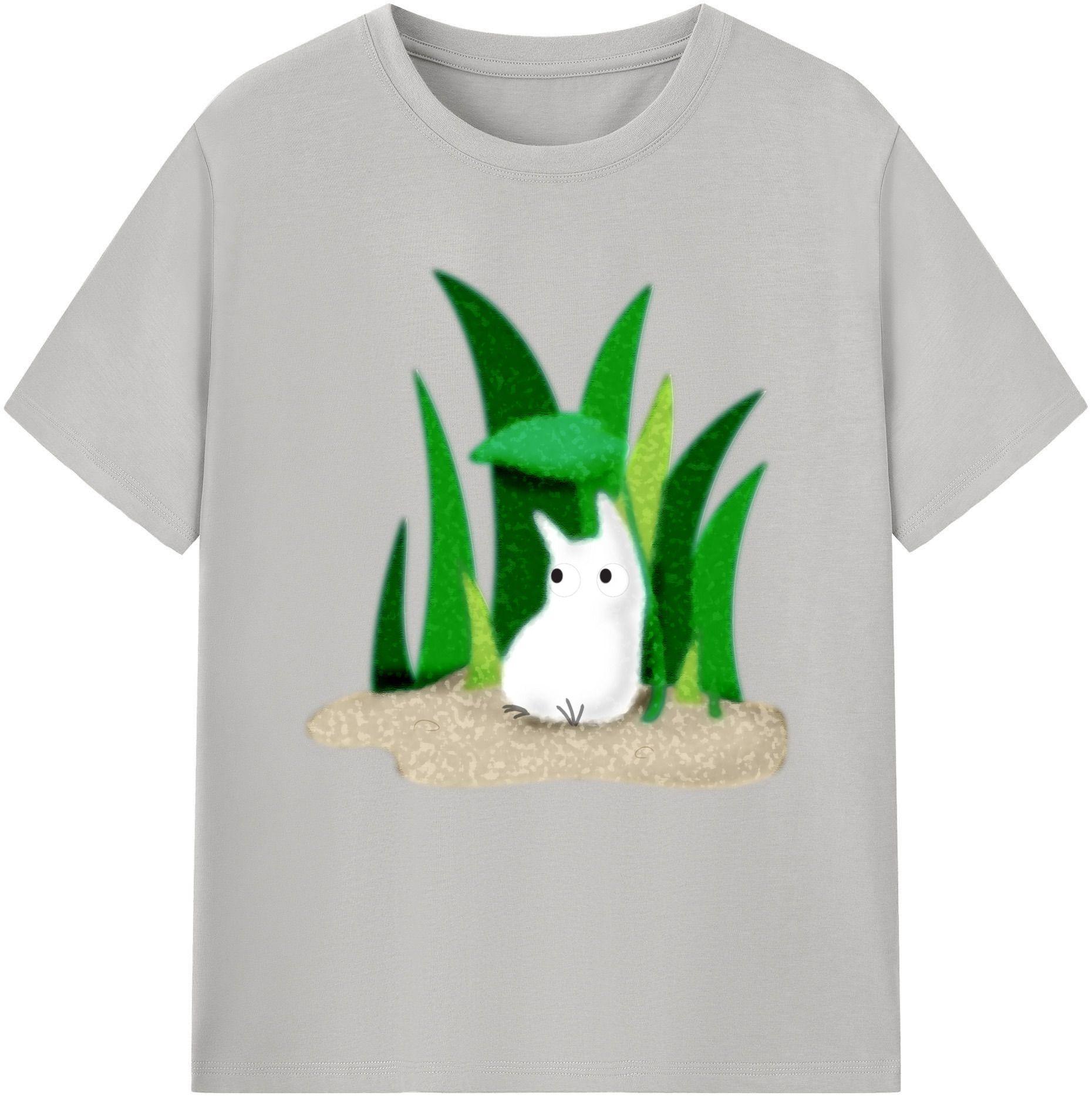 （画像用） となりのトトロ 草壁メイ 草壁サツキ My Neighbor Totoro Satsuki Kusakabe Mei Kusakabe レディースカジュアルプリントTシャツ（綿100％）