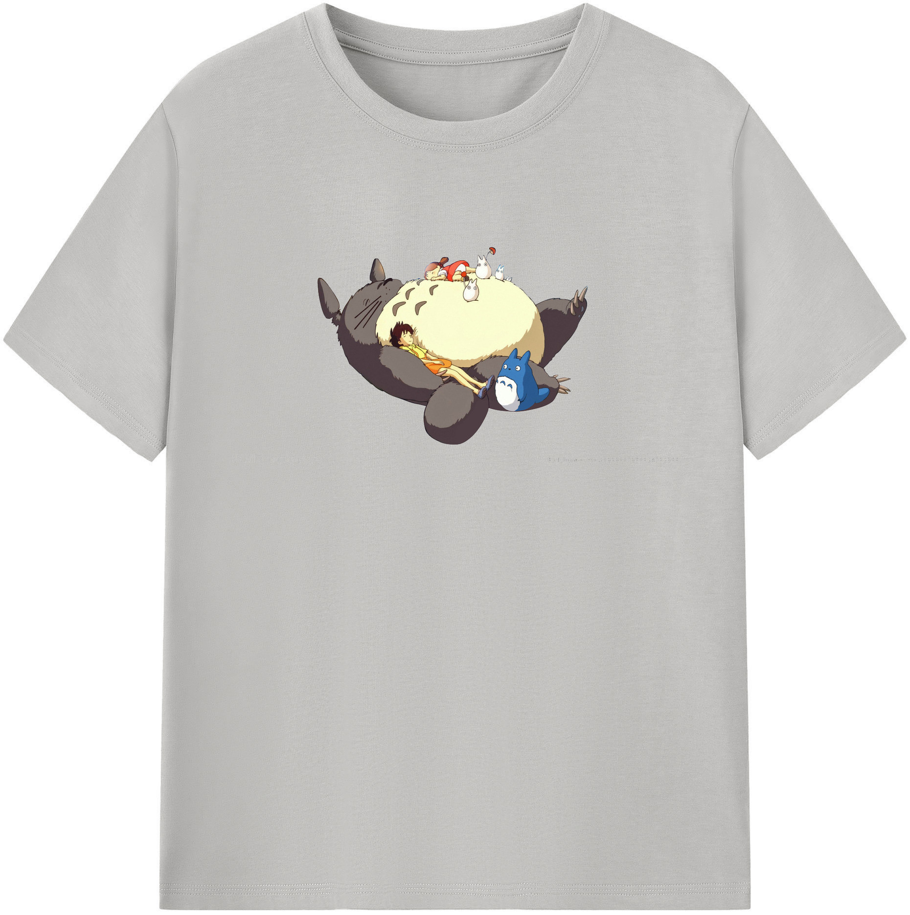 （画像用） となりのトトロ 草壁メイ 草壁サツキ My Neighbor Totoro Satsuki Kusakabe Mei Kusakabe レディースカジュアルプリントTシャツ（綿100％）