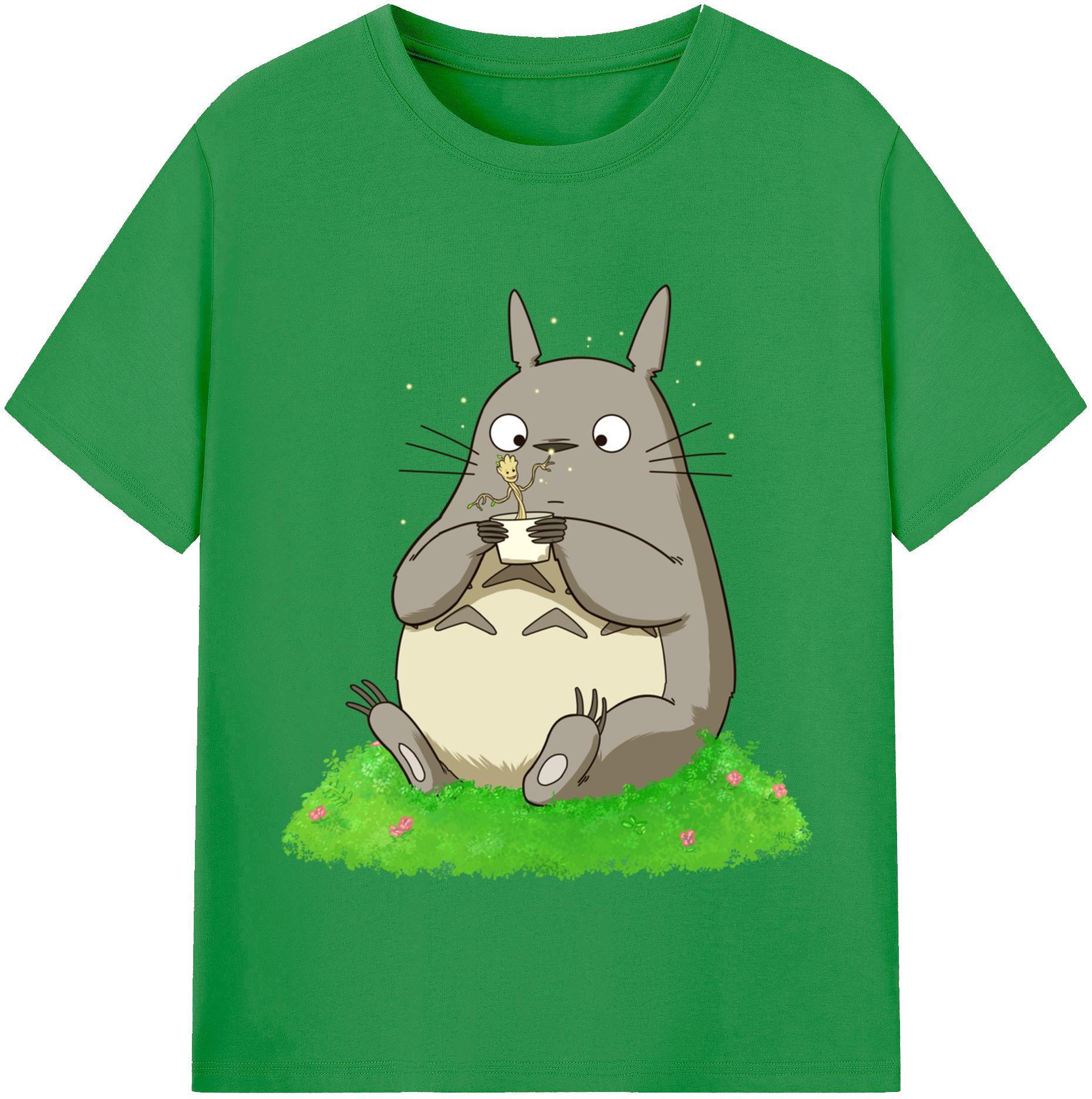 （画像用） となりのトトロ 草壁メイ 草壁サツキ My Neighbor Totoro Satsuki Kusakabe Mei Kusakabe レディースカジュアルプリントTシャツ（綿100％）