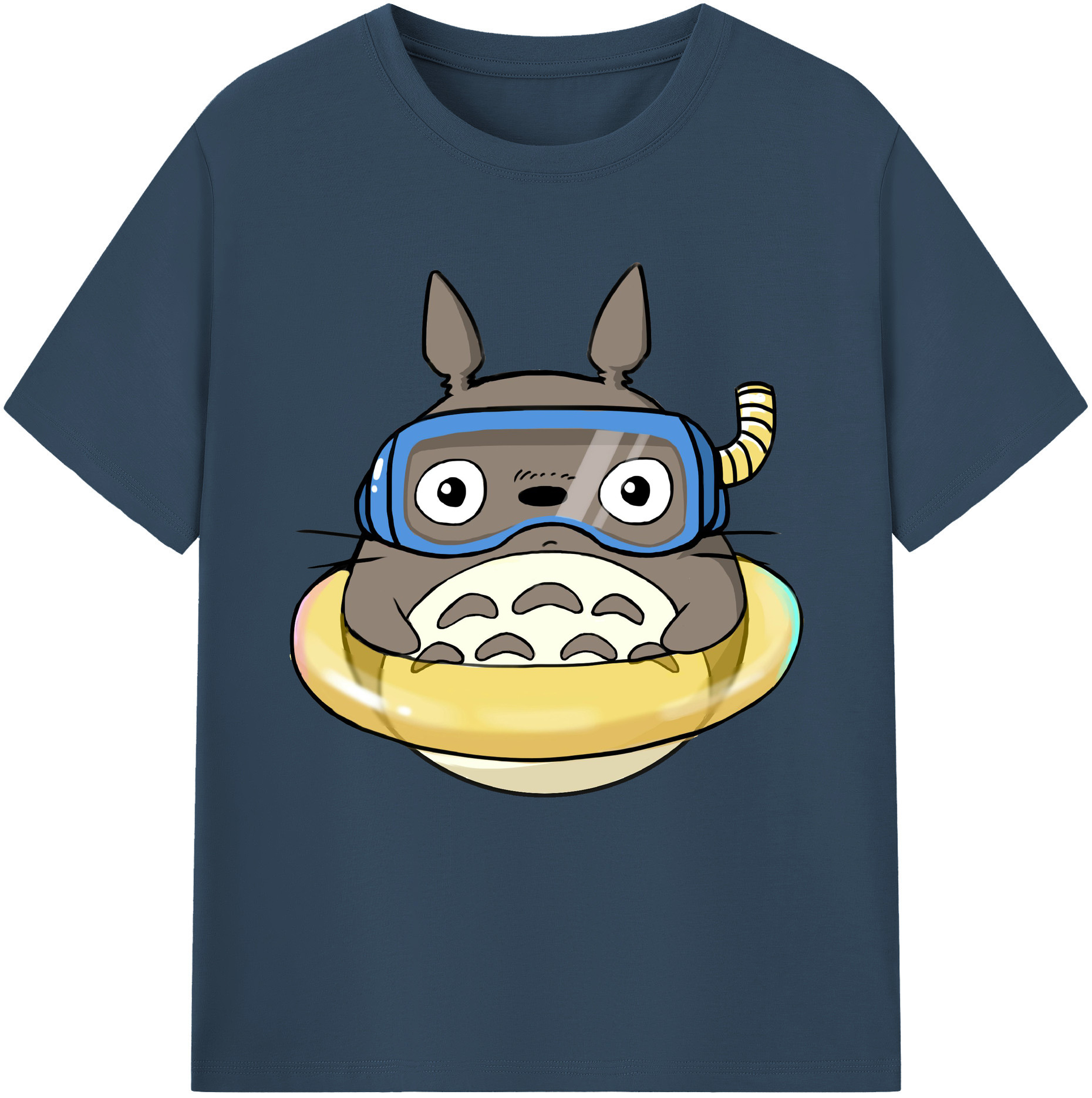 （画像用） となりのトトロ 草壁メイ 草壁サツキ My Neighbor Totoro Satsuki Kusakabe Mei Kusakabe レディースカジュアルプリントTシャツ（綿100％）