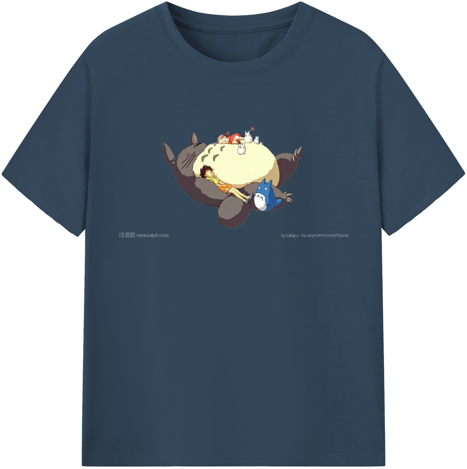 （画像用） となりのトトロ 草壁メイ 草壁サツキ My Neighbor Totoro Satsuki Kusakabe Mei Kusakabe レディースカジュアルプリントTシャツ（綿100％）