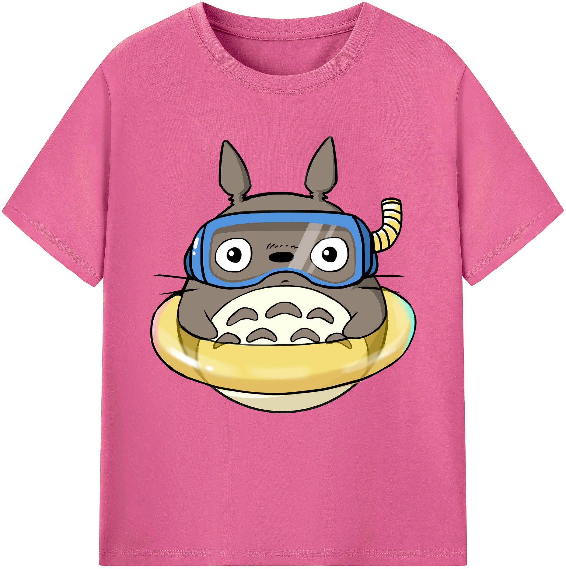 （画像用） となりのトトロ 草壁メイ 草壁サツキ My Neighbor Totoro Satsuki Kusakabe Mei Kusakabe レディースカジュアルプリントTシャツ（綿100％）