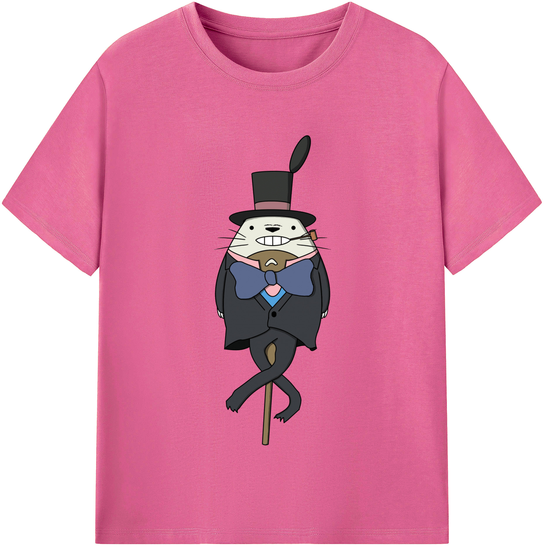 （画像用） となりのトトロ 草壁メイ 草壁サツキ My Neighbor Totoro Satsuki Kusakabe Mei Kusakabe レディースカジュアルプリントTシャツ（綿100％）