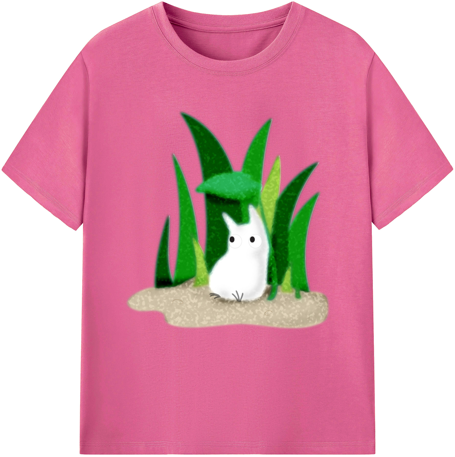（画像用） となりのトトロ 草壁メイ 草壁サツキ My Neighbor Totoro Satsuki Kusakabe Mei Kusakabe レディースカジュアルプリントTシャツ（綿100％）