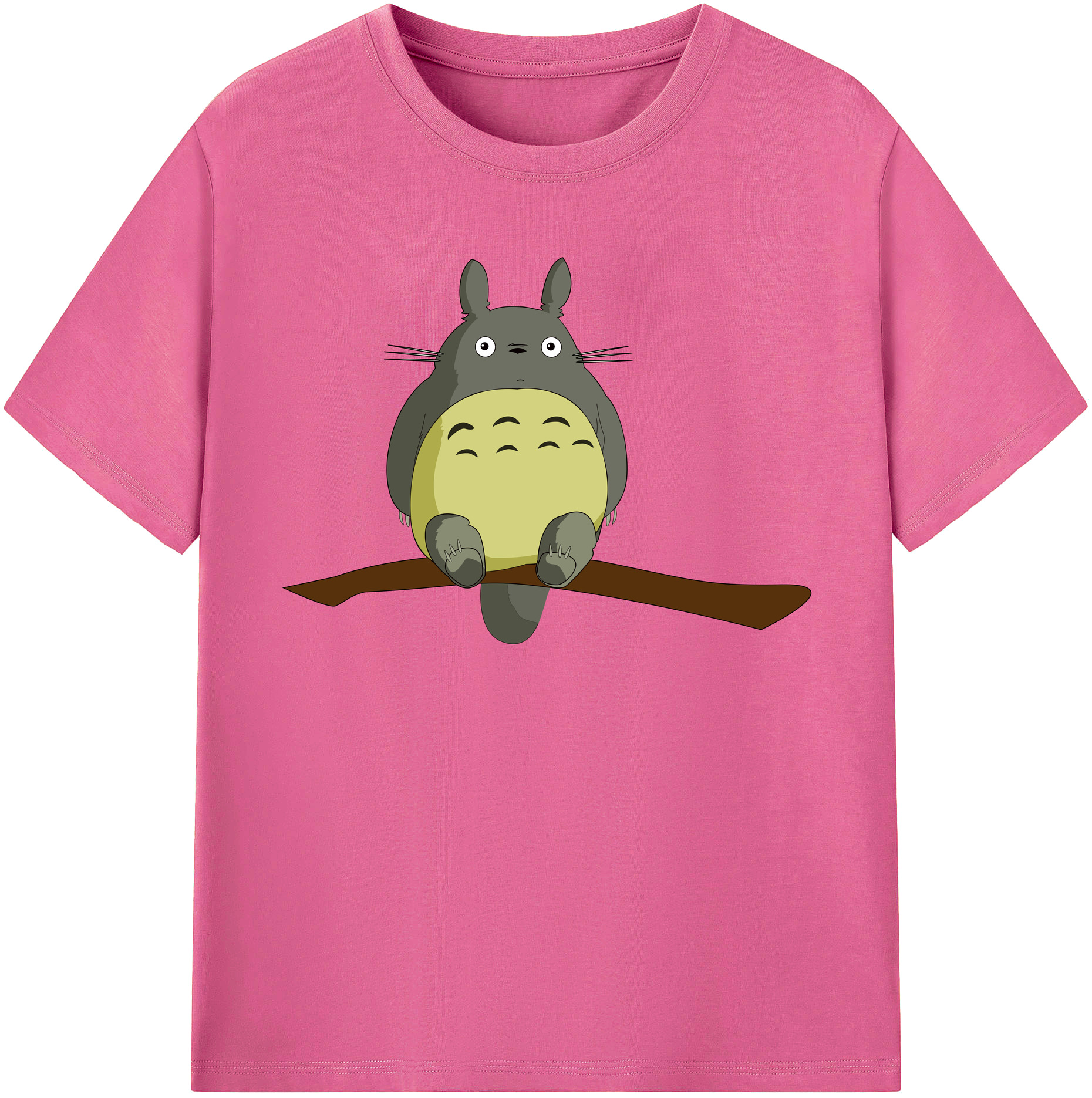 （画像用） となりのトトロ 草壁メイ 草壁サツキ My Neighbor Totoro Satsuki Kusakabe Mei Kusakabe レディースカジュアルプリントTシャツ（綿100％）