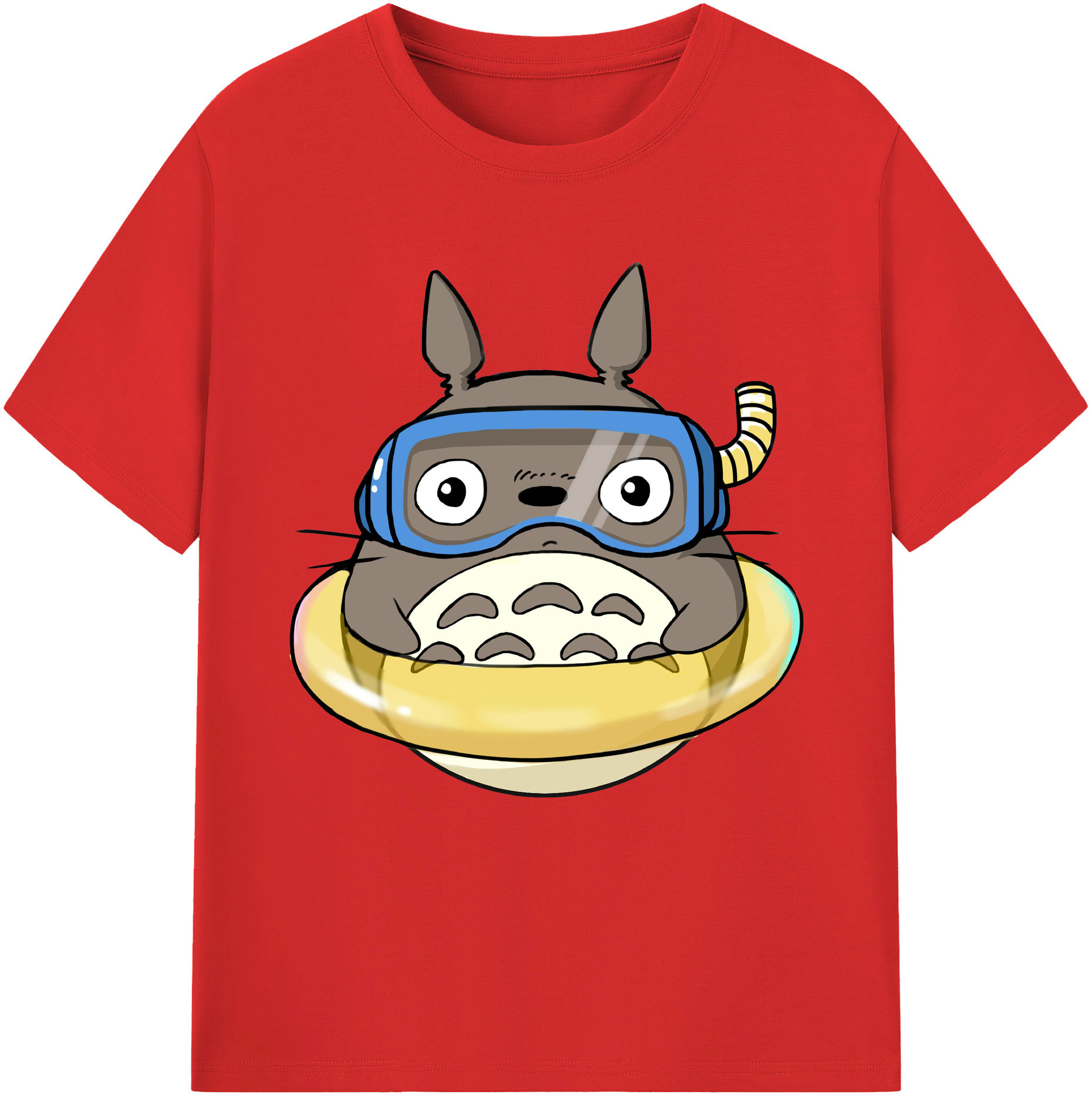 （画像用） となりのトトロ 草壁メイ 草壁サツキ My Neighbor Totoro Satsuki Kusakabe Mei Kusakabe レディースカジュアルプリントTシャツ（綿100％）