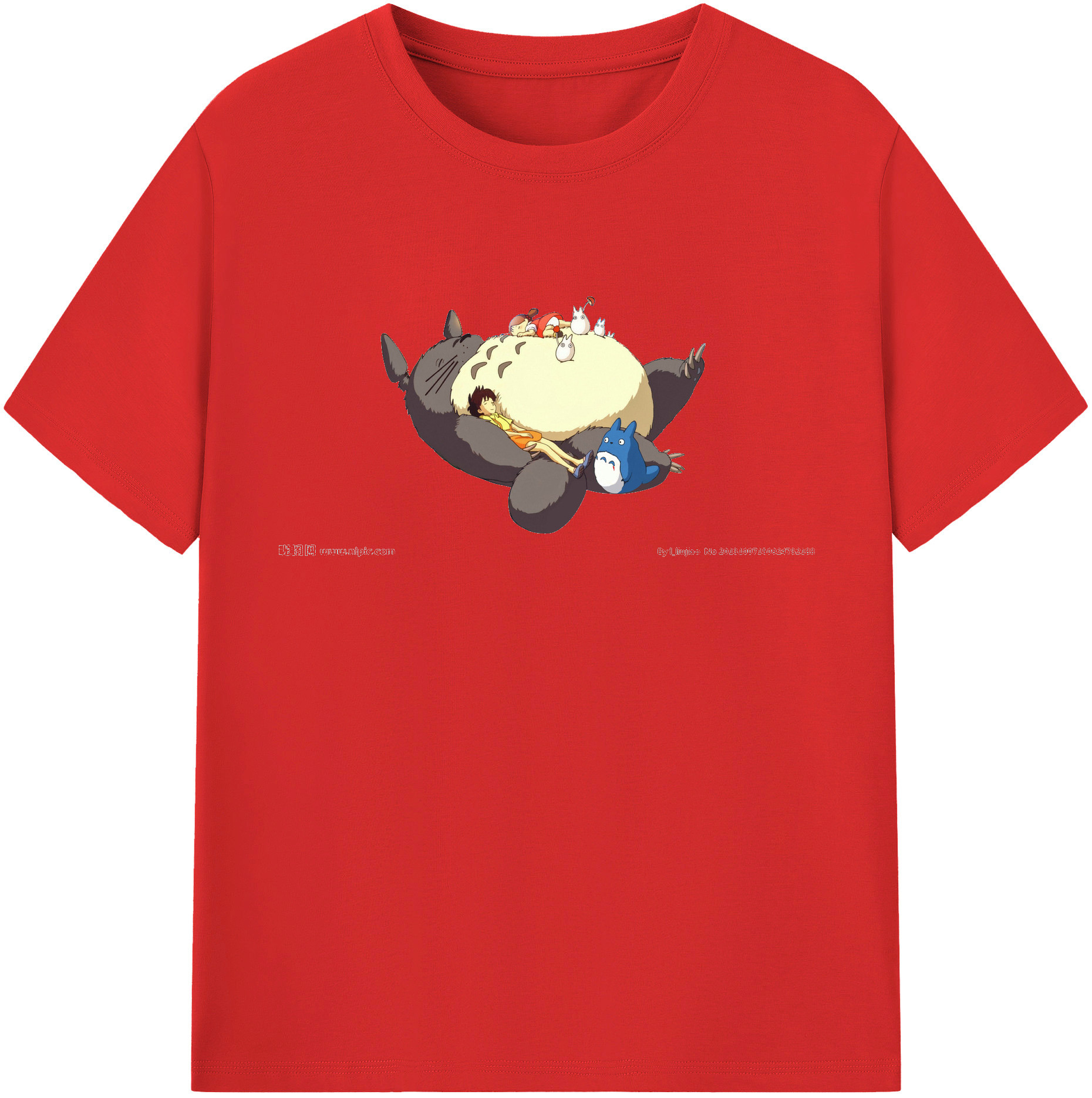 （画像用） となりのトトロ 草壁メイ 草壁サツキ My Neighbor Totoro Satsuki Kusakabe Mei Kusakabe レディースカジュアルプリントTシャツ（綿100％）