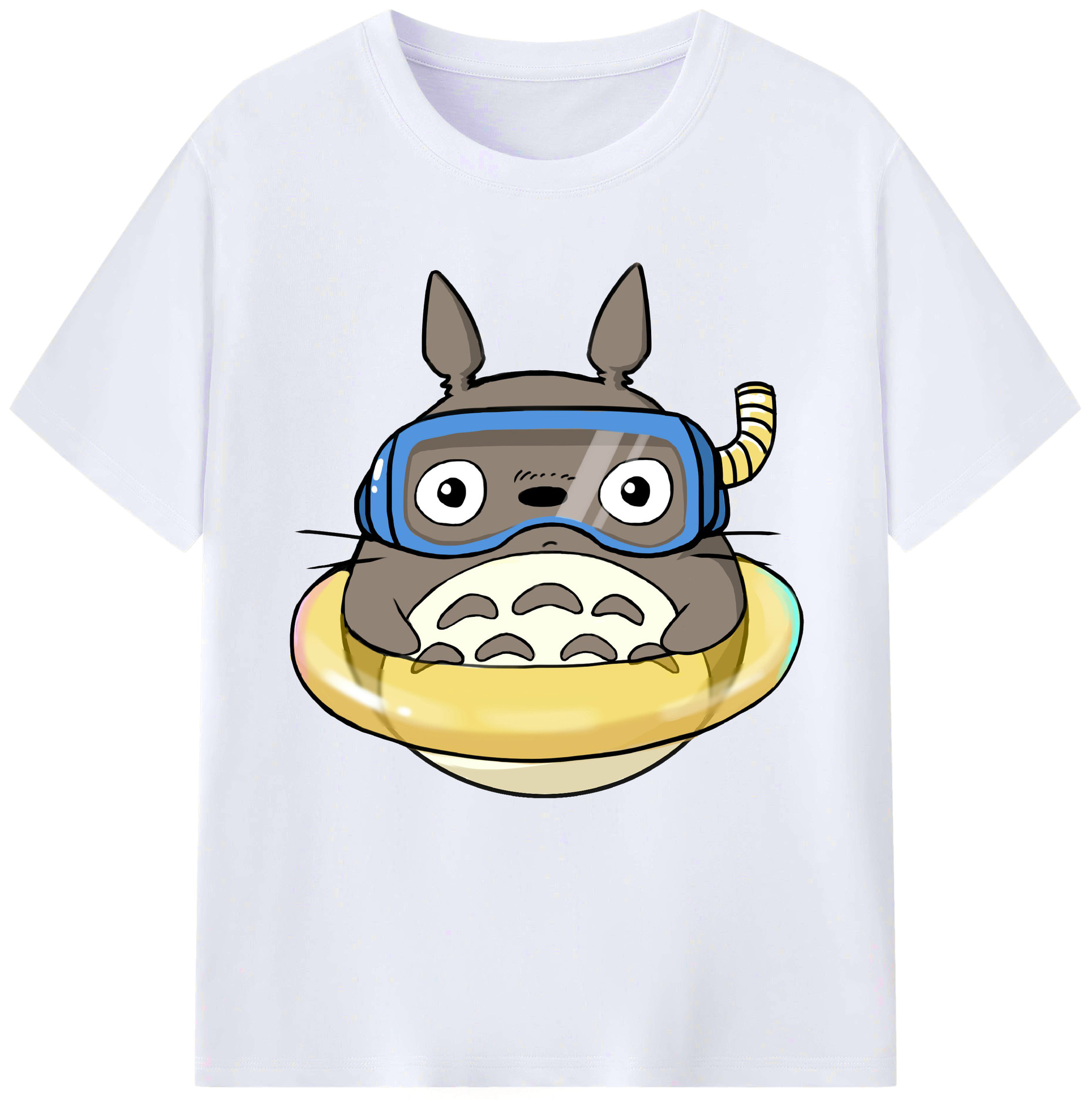 （画像用） となりのトトロ 草壁メイ 草壁サツキ My Neighbor Totoro Satsuki Kusakabe Mei Kusakabe レディースカジュアルプリントTシャツ（綿100％）