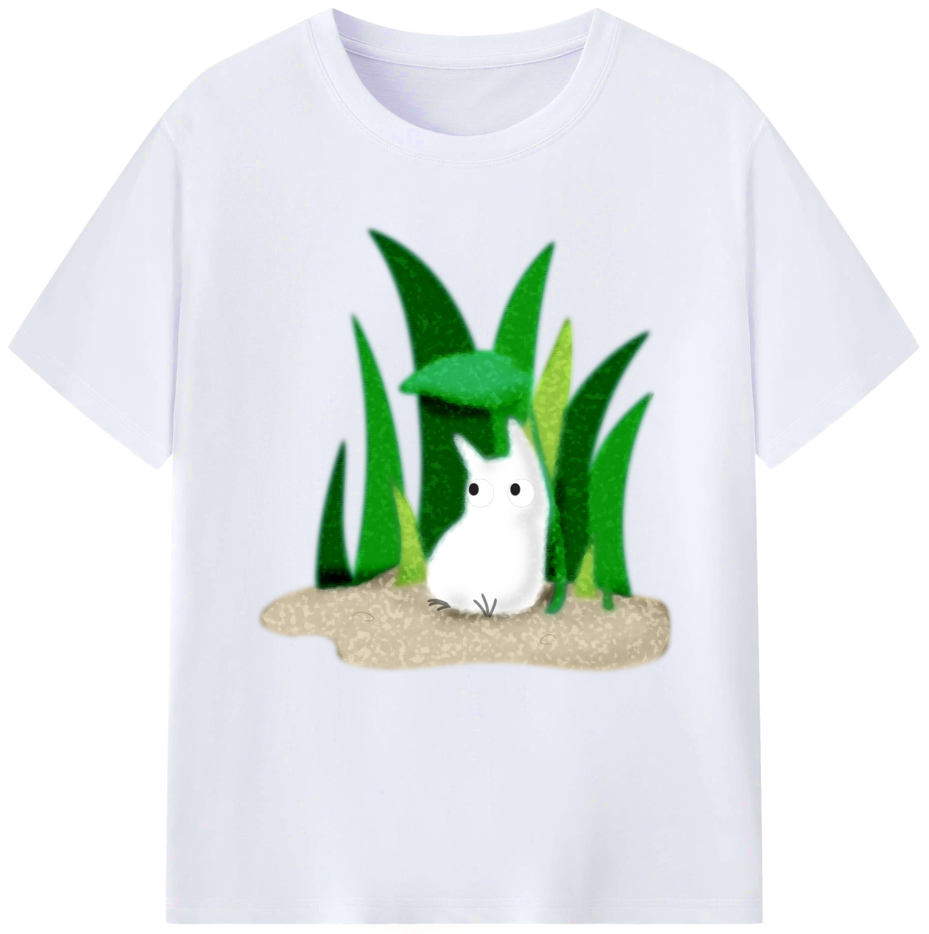 （画像用） となりのトトロ 草壁メイ 草壁サツキ My Neighbor Totoro Satsuki Kusakabe Mei Kusakabe レディースカジュアルプリントTシャツ（綿100％）