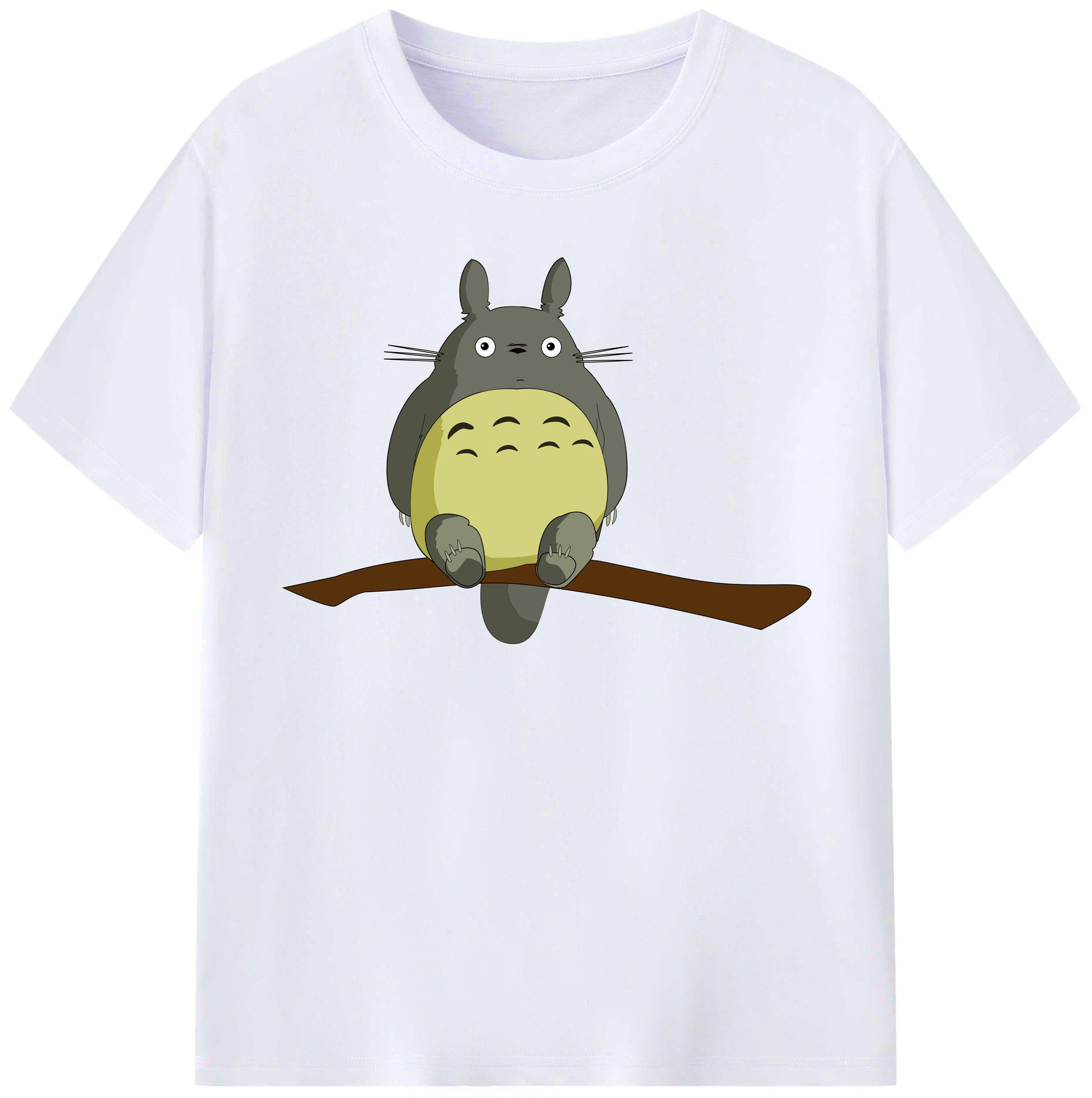 （画像用） となりのトトロ 草壁メイ 草壁サツキ My Neighbor Totoro Satsuki Kusakabe Mei Kusakabe レディースカジュアルプリントTシャツ（綿100％）