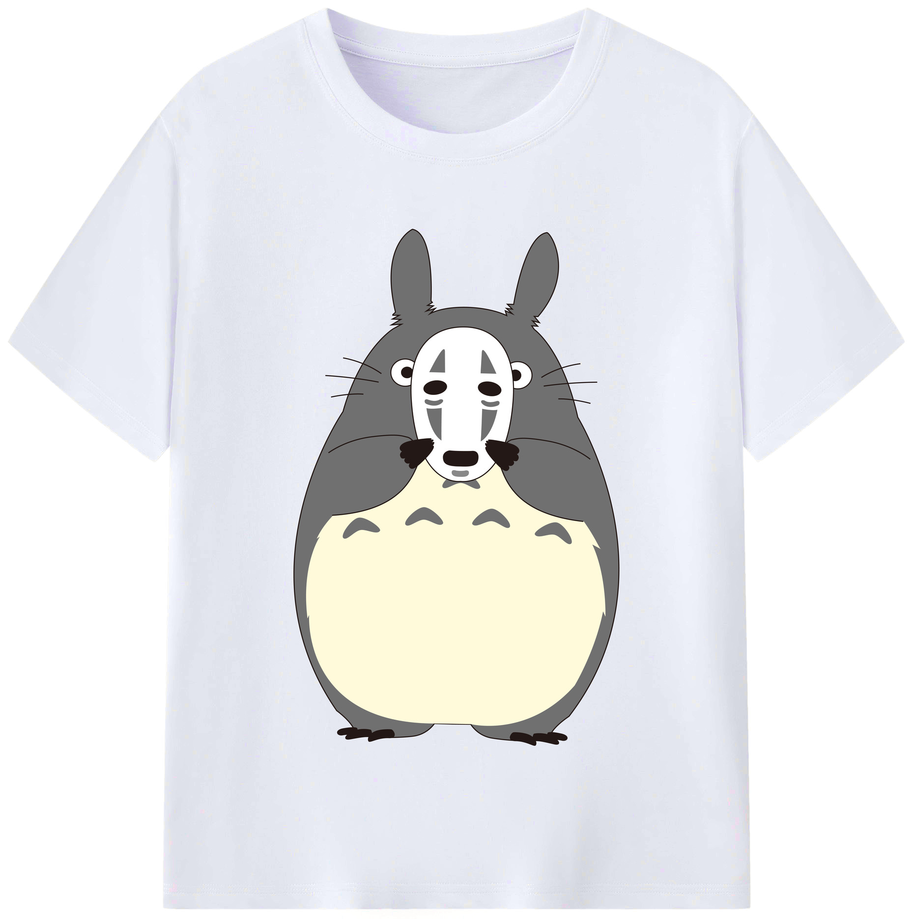 （画像用） となりのトトロ 草壁メイ 草壁サツキ My Neighbor Totoro Satsuki Kusakabe Mei Kusakabe レディースカジュアルプリントTシャツ（綿100％）