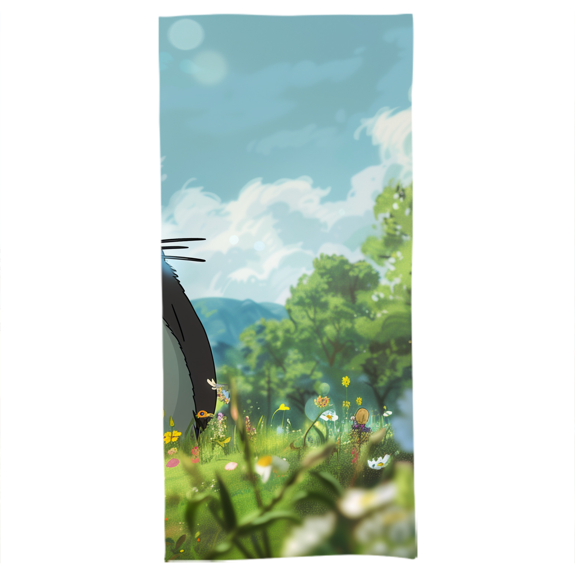 （画像用） となりのトトロ 草壁メイ 草壁サツキ My Neighbor Totoro Satsuki Kusakabe Mei Kusakabe 大判バスタオル 70×140cm 吸水速乾 柔らかい肌触り