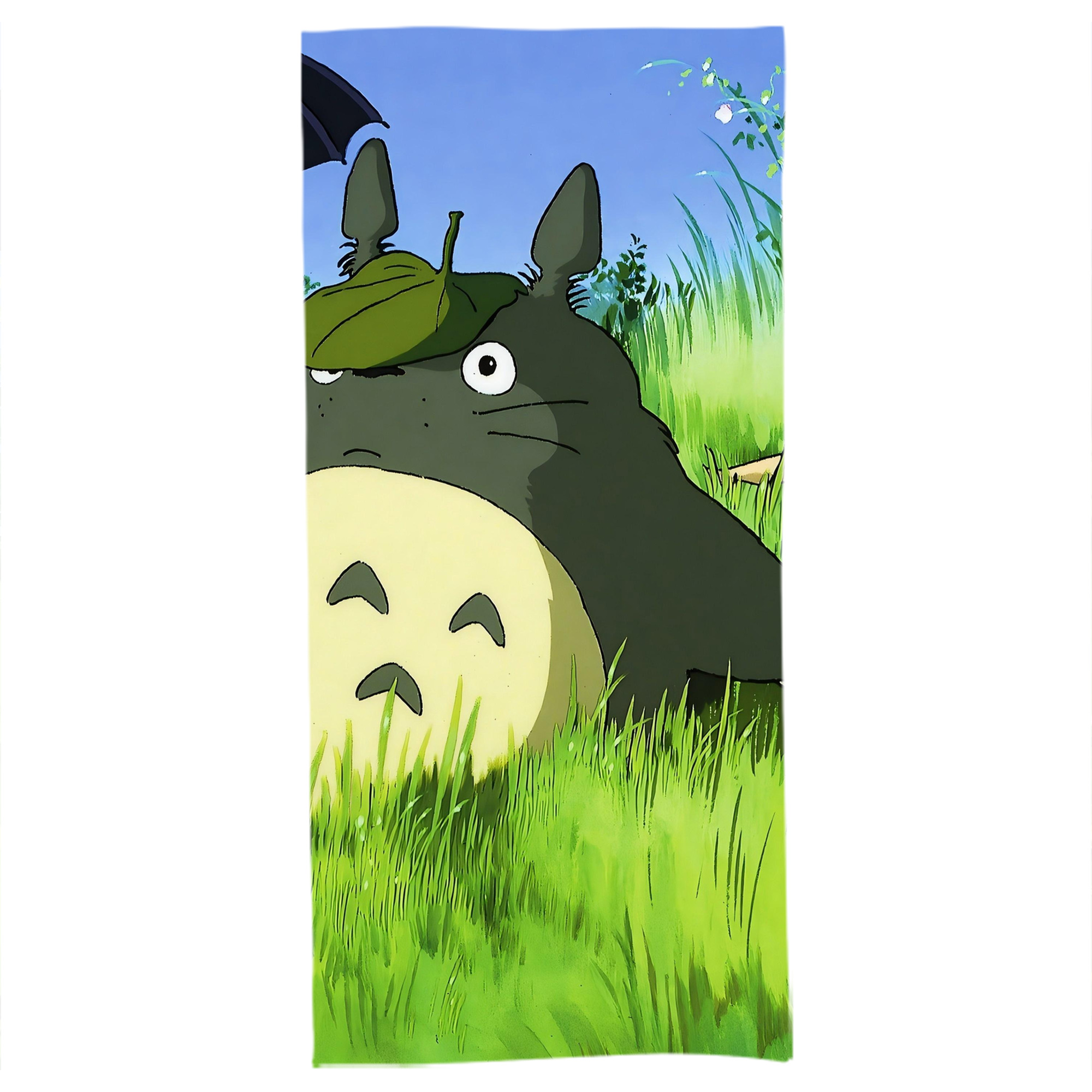 （画像用） となりのトトロ 草壁メイ 草壁サツキ My Neighbor Totoro Satsuki Kusakabe Mei Kusakabe 大判バスタオル 70×140cm 吸水速乾 柔らかい肌触り