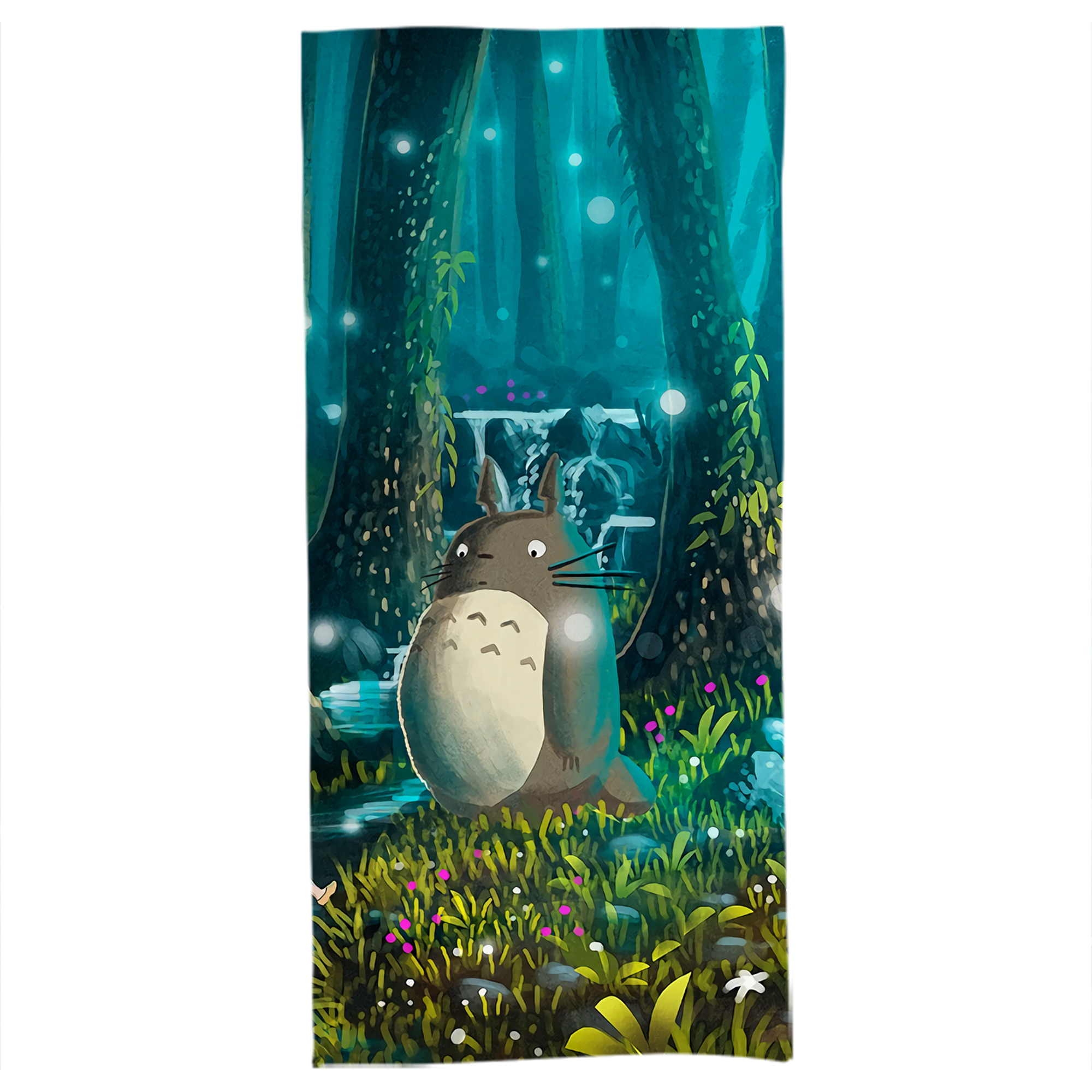 （画像用） となりのトトロ 草壁メイ 草壁サツキ My Neighbor Totoro Satsuki Kusakabe Mei Kusakabe 大判バスタオル 70×140cm 吸水速乾 柔らかい肌触り