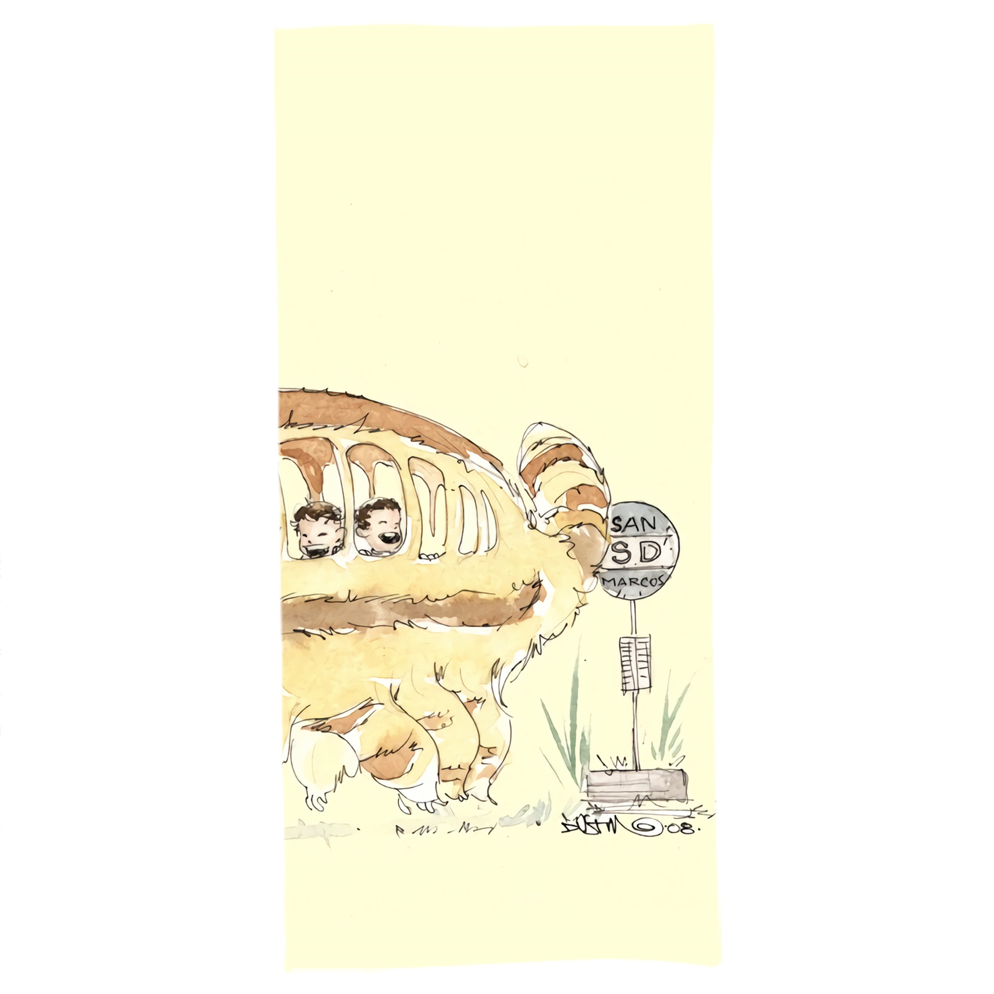 （画像用） となりのトトロ 草壁メイ 草壁サツキ My Neighbor Totoro Satsuki Kusakabe Mei Kusakabe 大判バスタオル 70×140cm 吸水速乾 柔らかい肌触り
