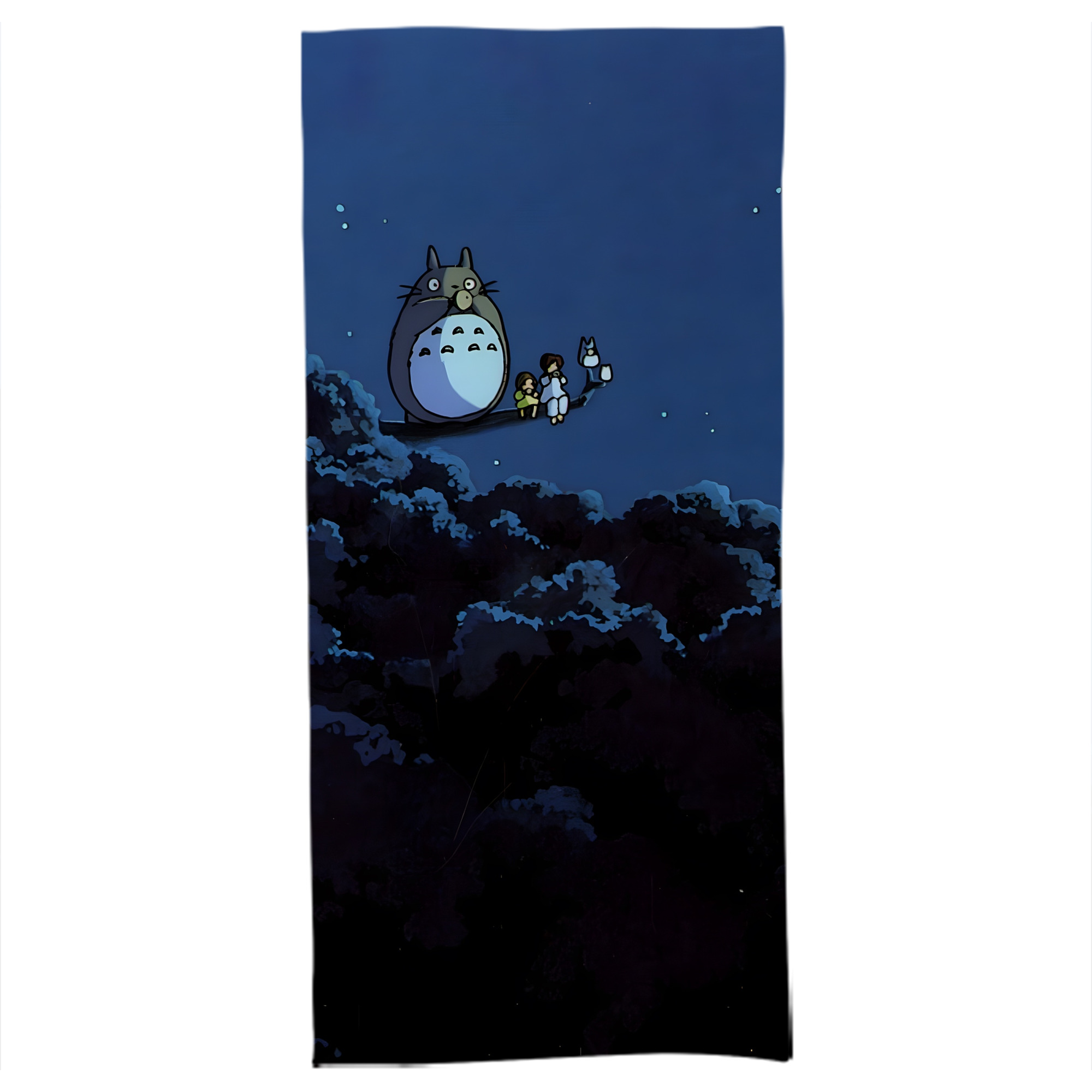 （画像用） となりのトトロ 草壁メイ 草壁サツキ My Neighbor Totoro Satsuki Kusakabe Mei Kusakabe 大判バスタオル 70×140cm 吸水速乾 柔らかい肌触り