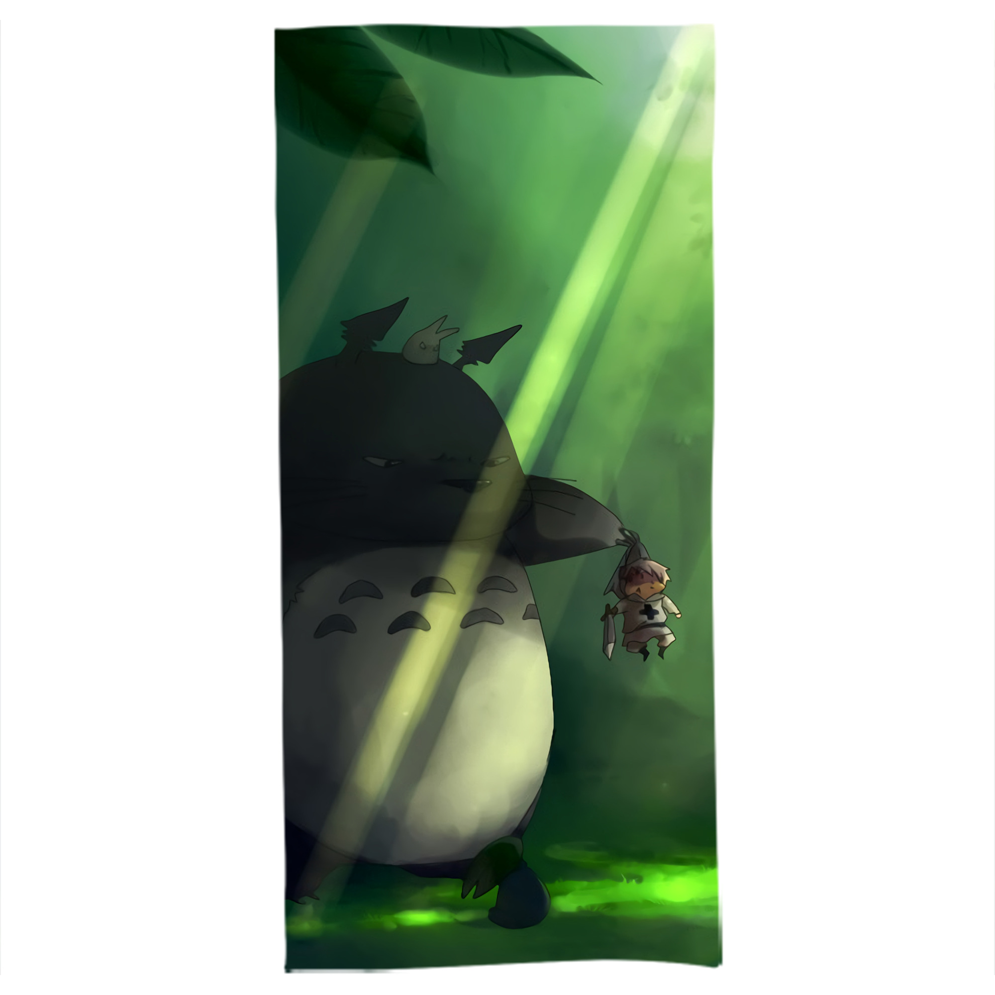 （画像用） となりのトトロ 草壁メイ 草壁サツキ My Neighbor Totoro Satsuki Kusakabe Mei Kusakabe 大判バスタオル 70×140cm 吸水速乾 柔らかい肌触り