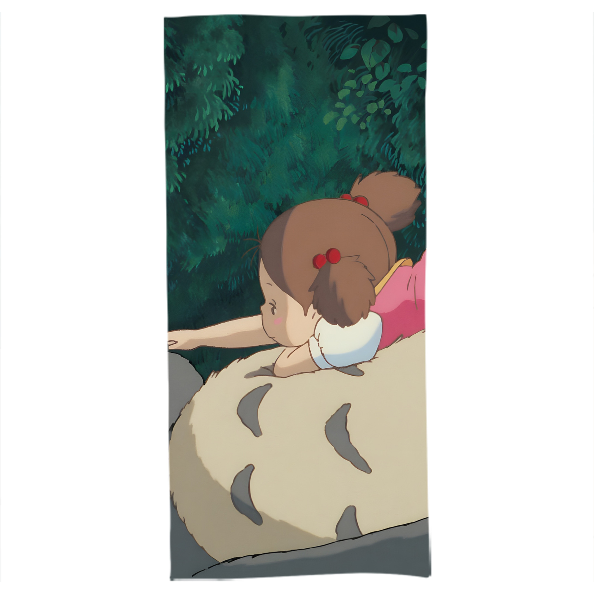 （画像用） となりのトトロ 草壁メイ 草壁サツキ My Neighbor Totoro Satsuki Kusakabe Mei Kusakabe 大判バスタオル 70×140cm 吸水速乾 柔らかい肌触り