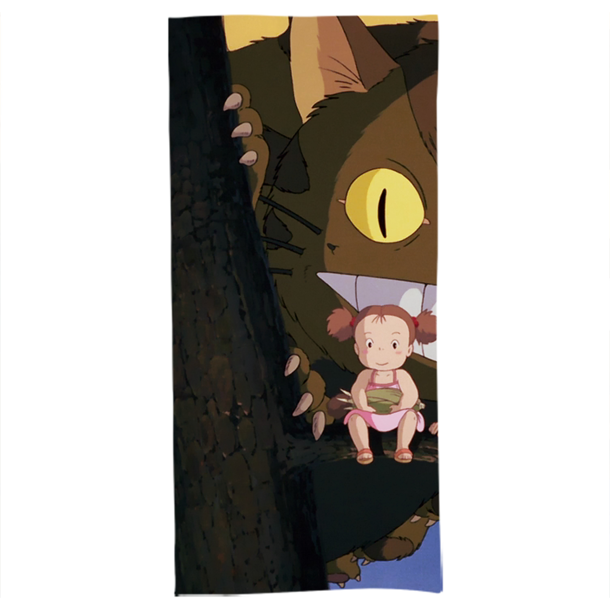 （画像用） となりのトトロ 草壁メイ 草壁サツキ My Neighbor Totoro Satsuki Kusakabe Mei Kusakabe 大判バスタオル 70×140cm 吸水速乾 柔らかい肌触り