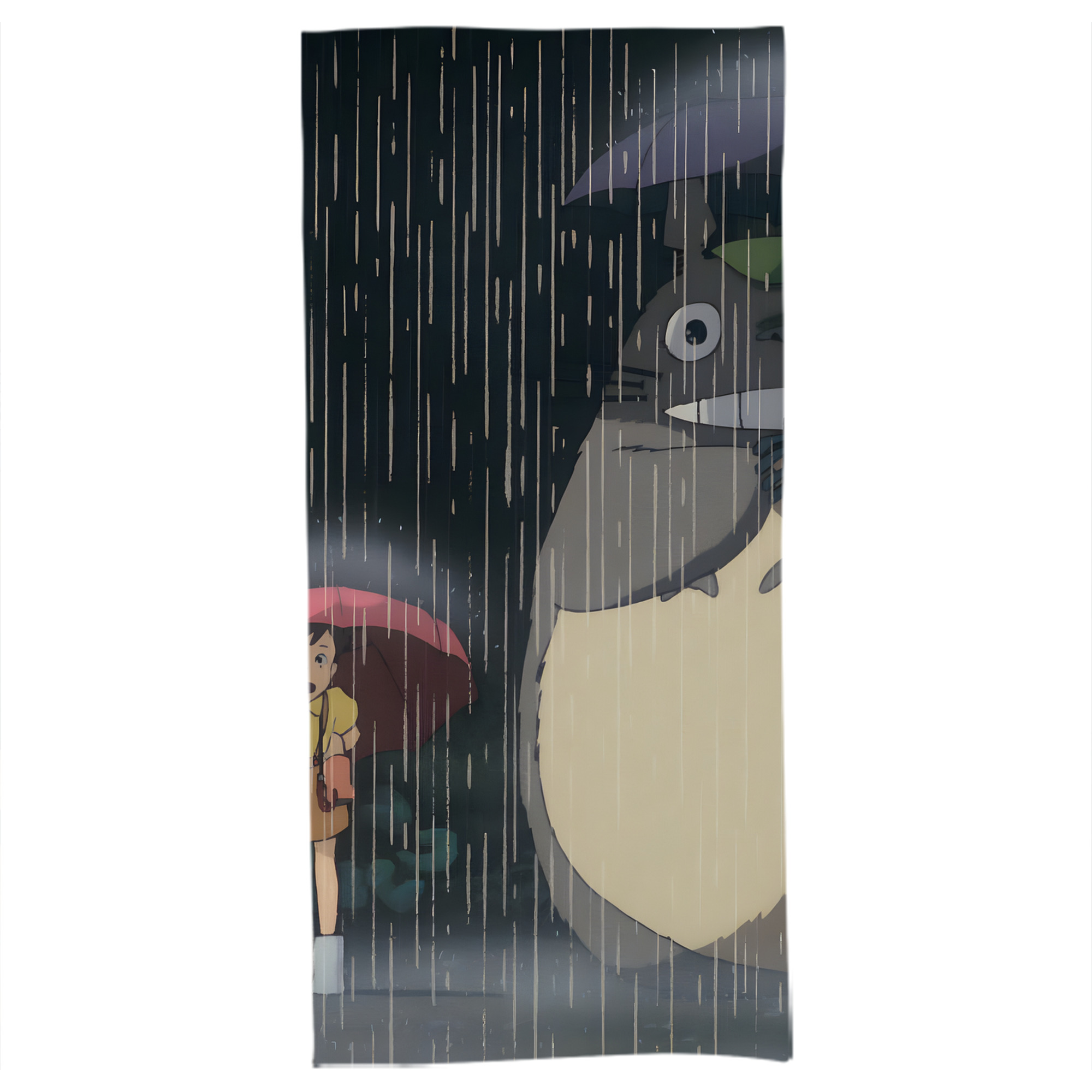 （画像用） となりのトトロ 草壁メイ 草壁サツキ My Neighbor Totoro Satsuki Kusakabe Mei Kusakabe 大判バスタオル 70×140cm 吸水速乾 柔らかい肌触り