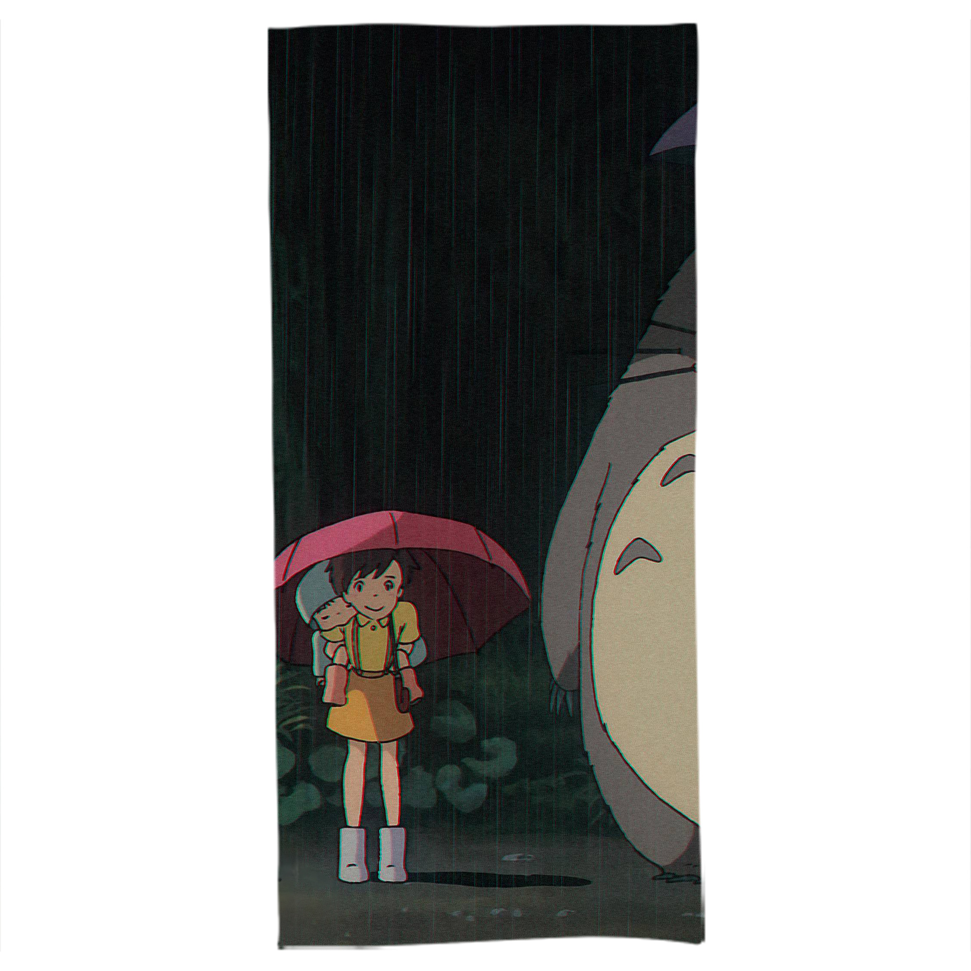 （画像用） となりのトトロ 草壁メイ 草壁サツキ My Neighbor Totoro Satsuki Kusakabe Mei Kusakabe 大判バスタオル 70×140cm 吸水速乾 柔らかい肌触り