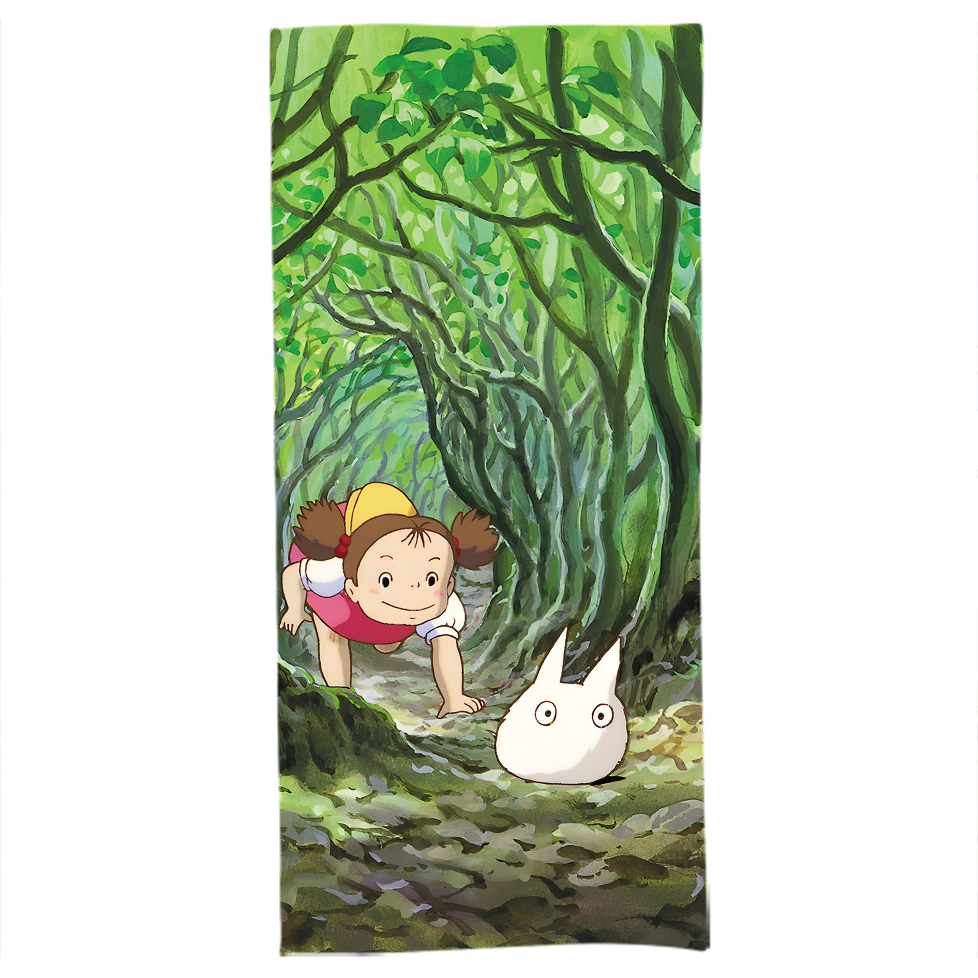 （画像用） となりのトトロ 草壁メイ 草壁サツキ My Neighbor Totoro Satsuki Kusakabe Mei Kusakabe 大判バスタオル 70×140cm 吸水速乾 柔らかい肌触り